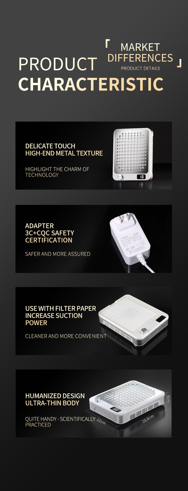 V1 High-end Nail Art Vacuum Cleaner-Exclusive to Nail Art Salon Flagship Store，