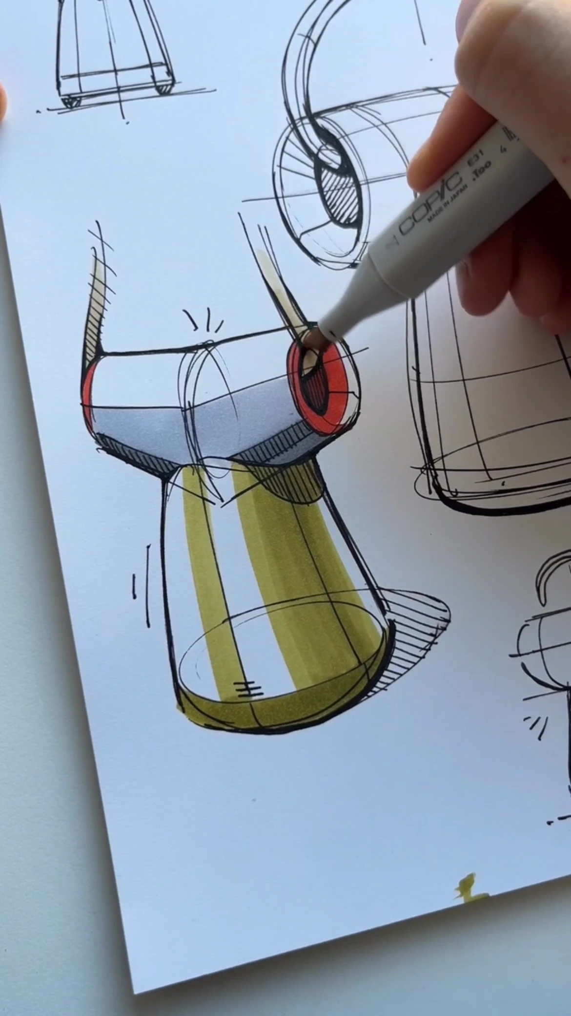 Hand drawn，industrial design，illustration，mapping，