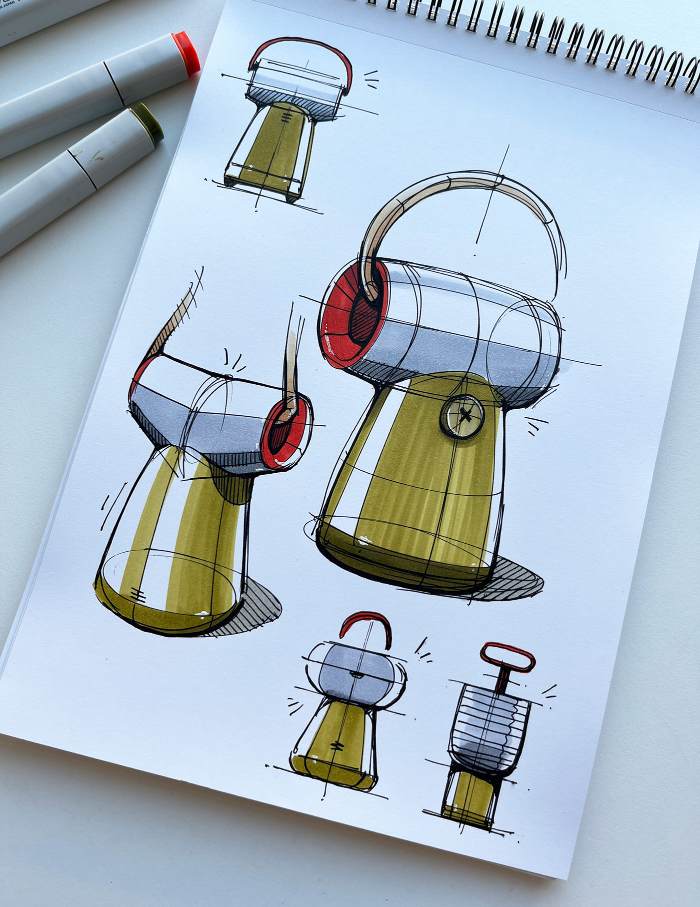 Hand drawn，industrial design，illustration，mapping，