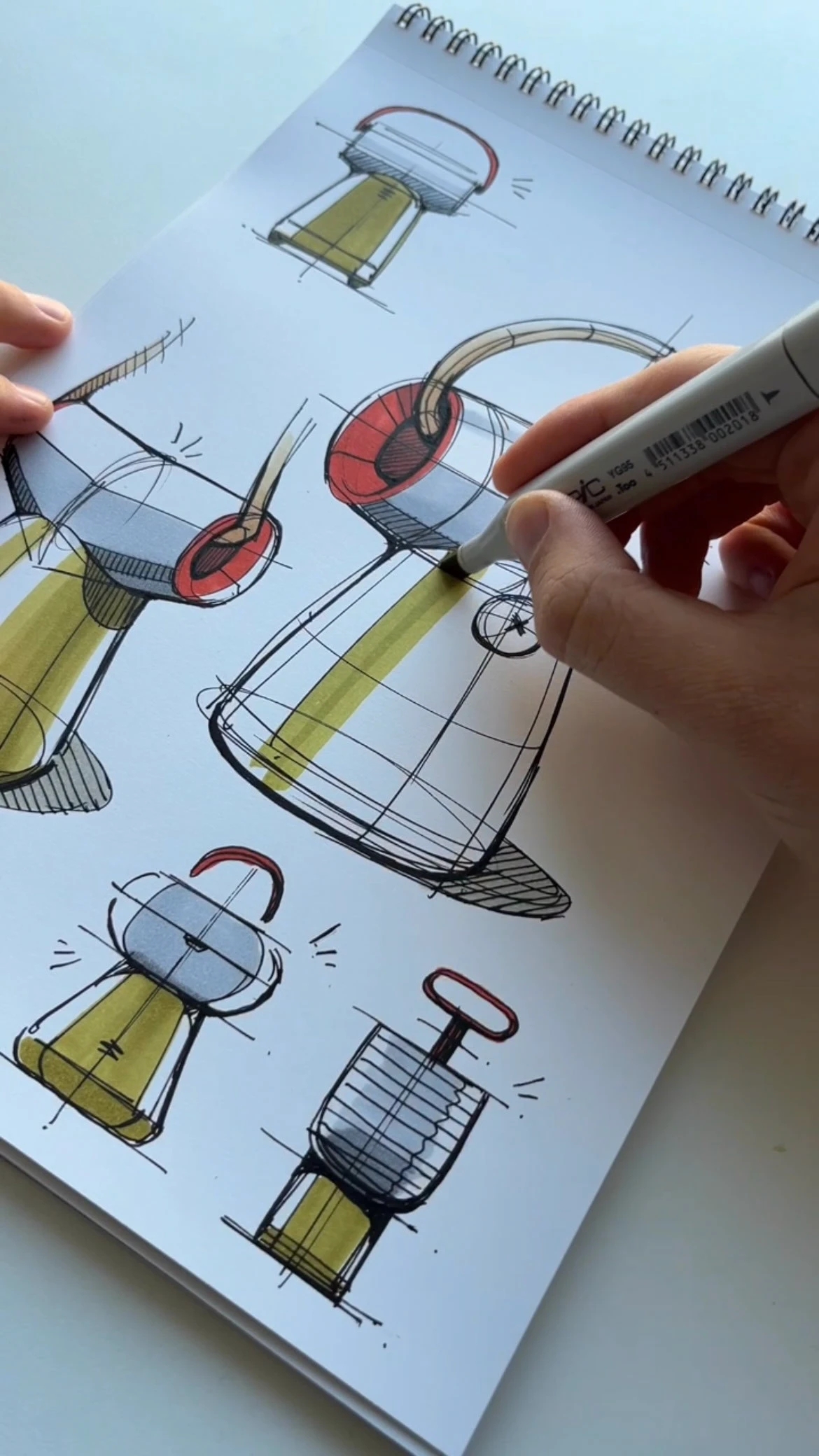 Hand drawn，industrial design，illustration，mapping，