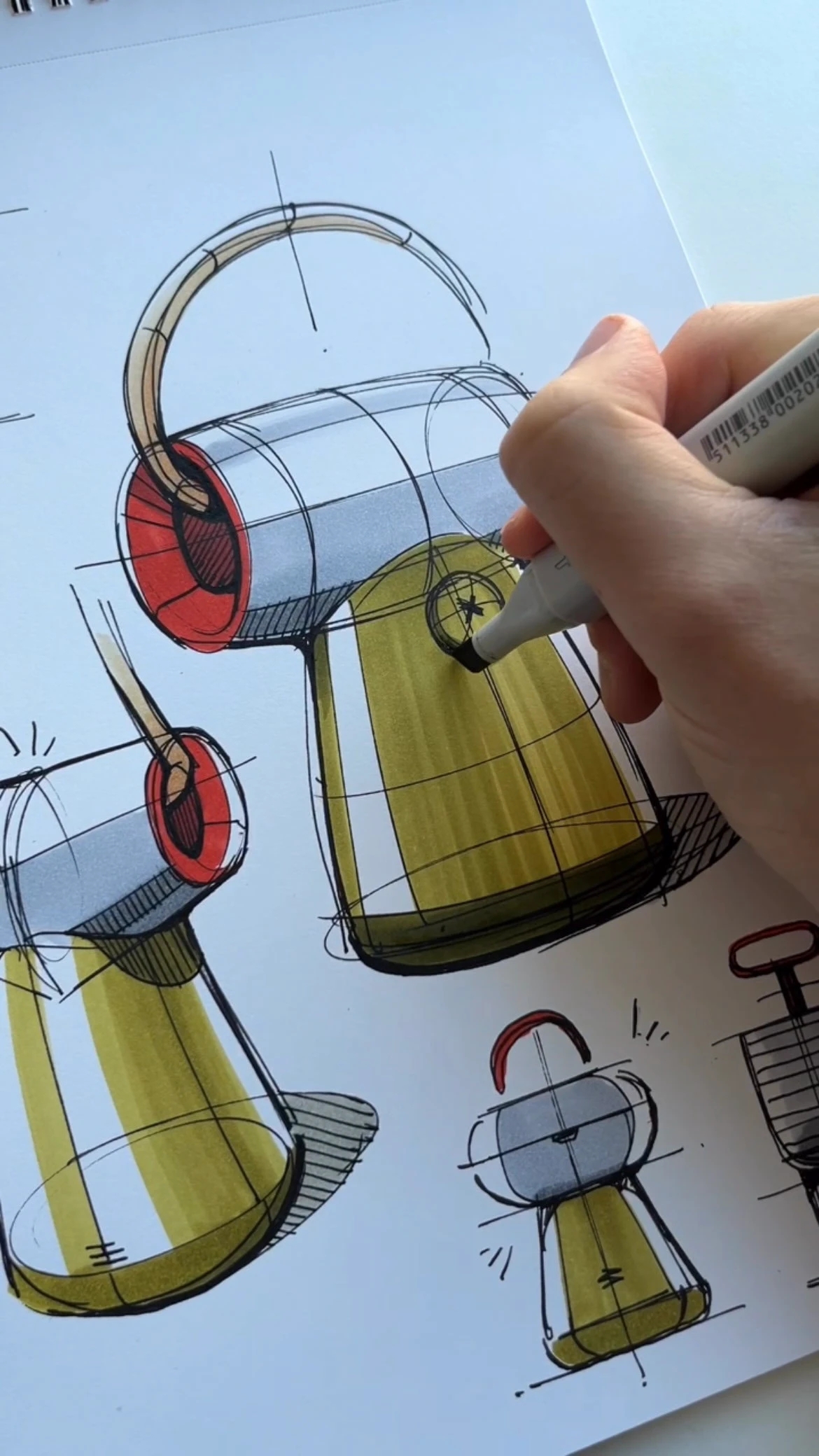 Hand drawn，industrial design，illustration，mapping，