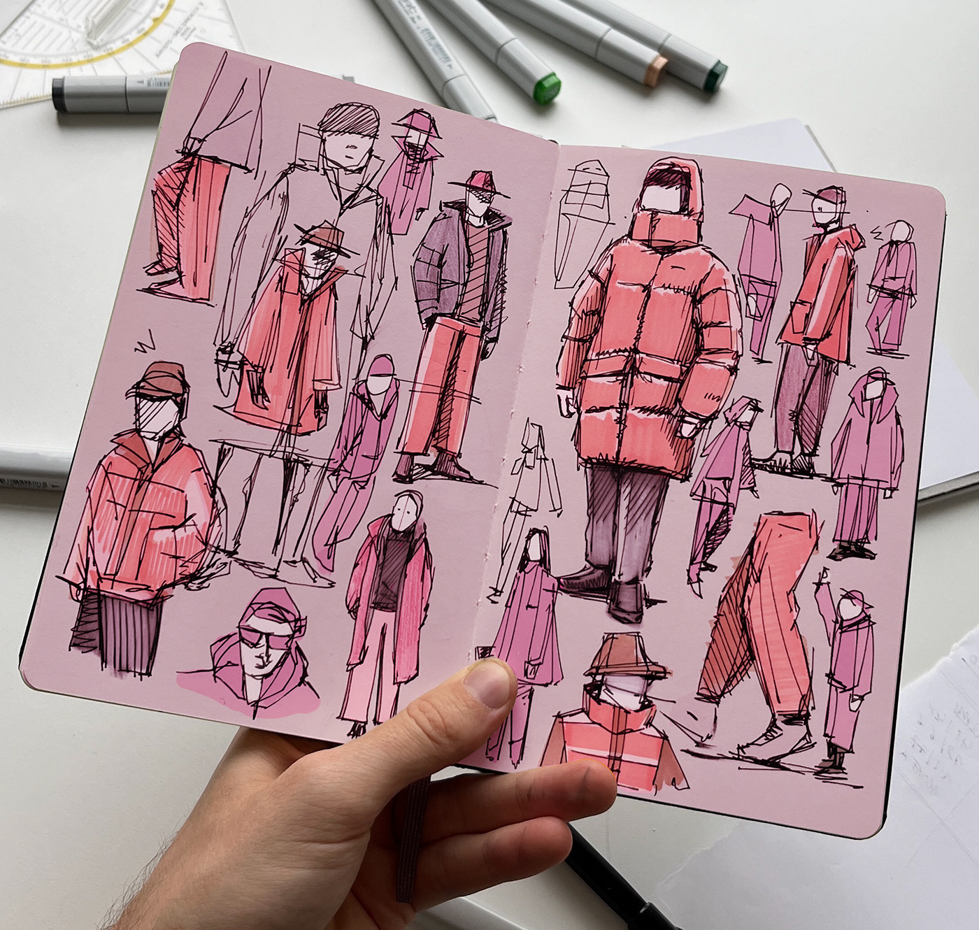 Hand drawn，industrial design，illustration，mapping，