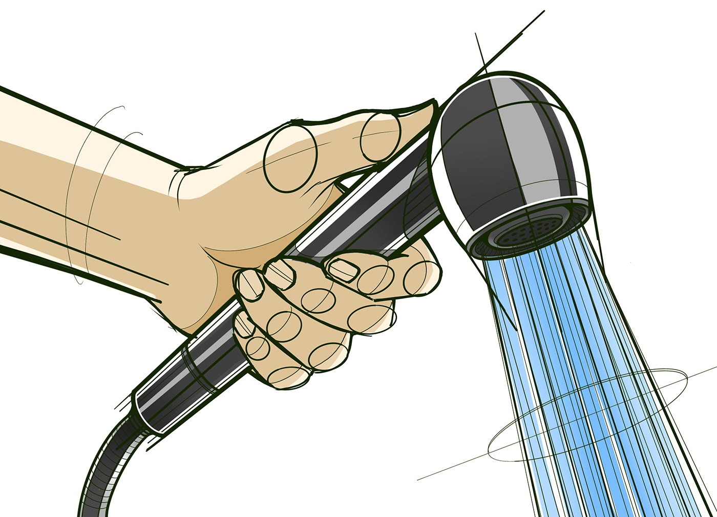 Hand drawn，industrial design，illustration，mapping，