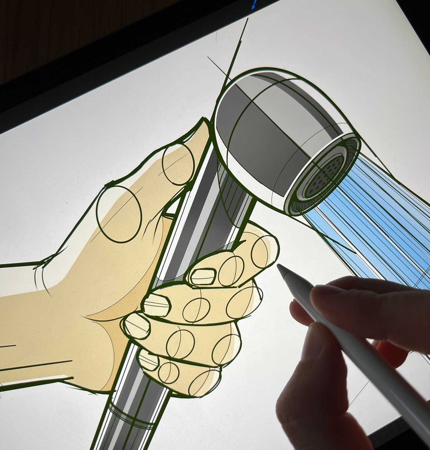 Hand drawn，industrial design，illustration，mapping，