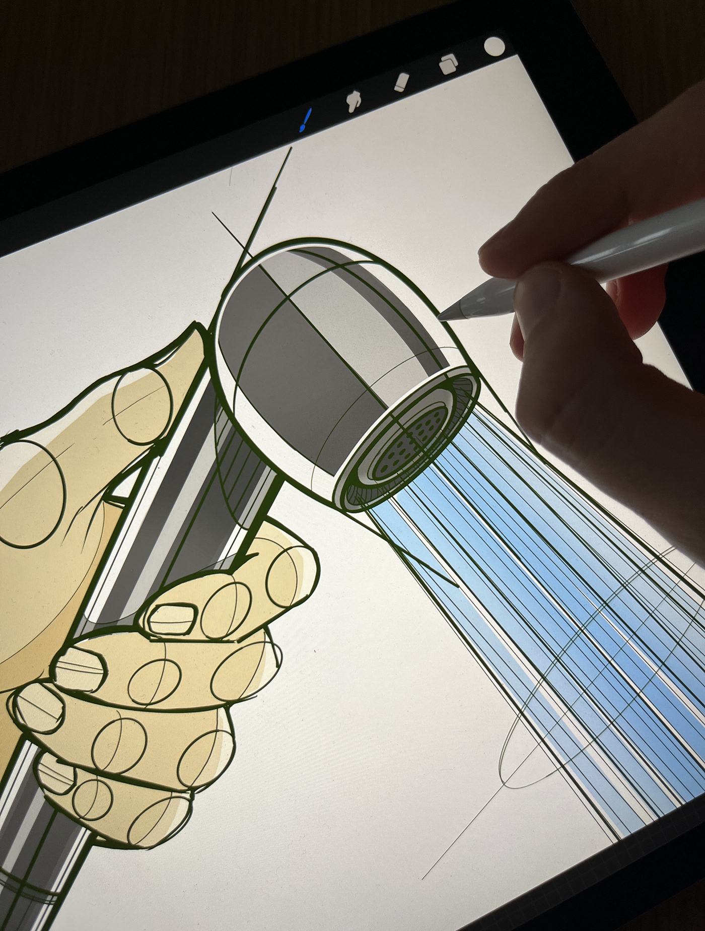 Hand drawn，industrial design，illustration，mapping，