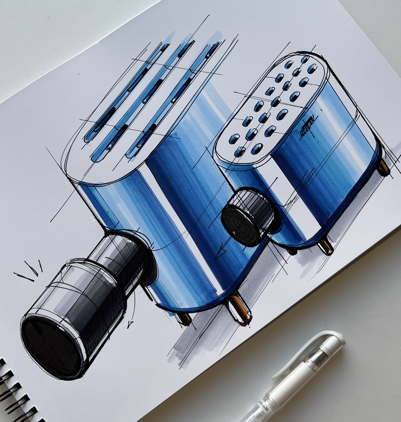 Hand drawn，industrial design，illustration，mapping，