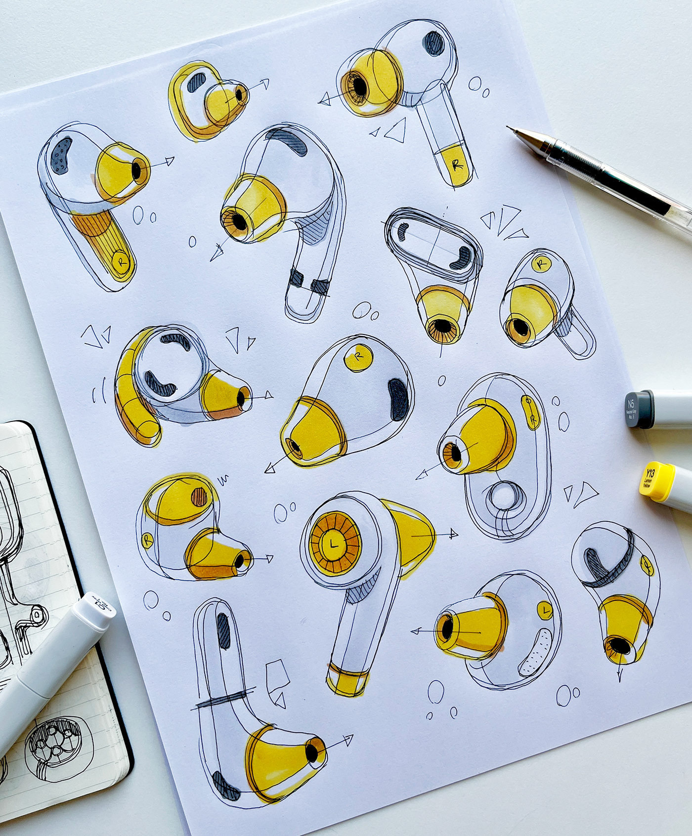 Hand drawn，industrial design，illustration，mapping，