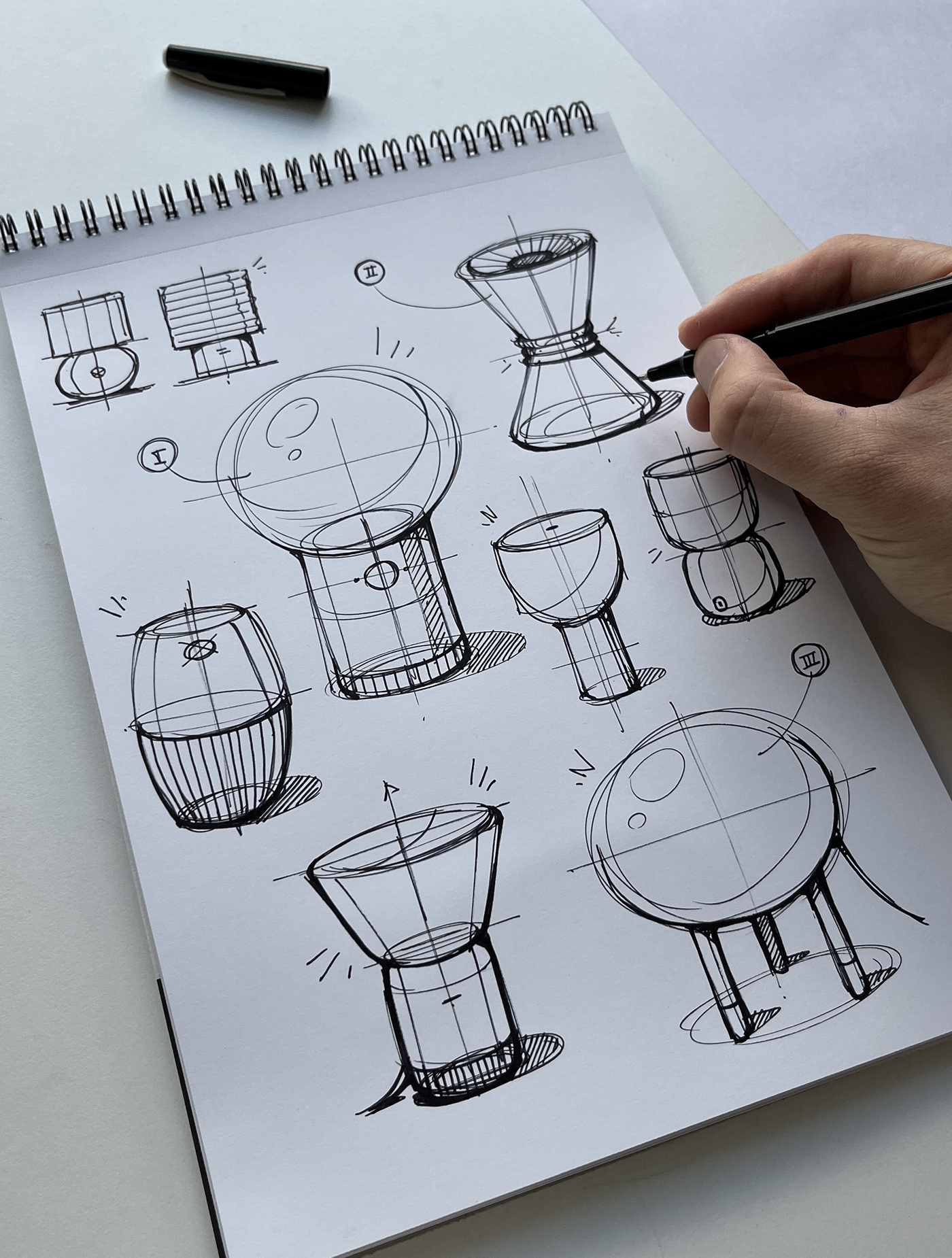 Hand drawn，industrial design，illustration，mapping，