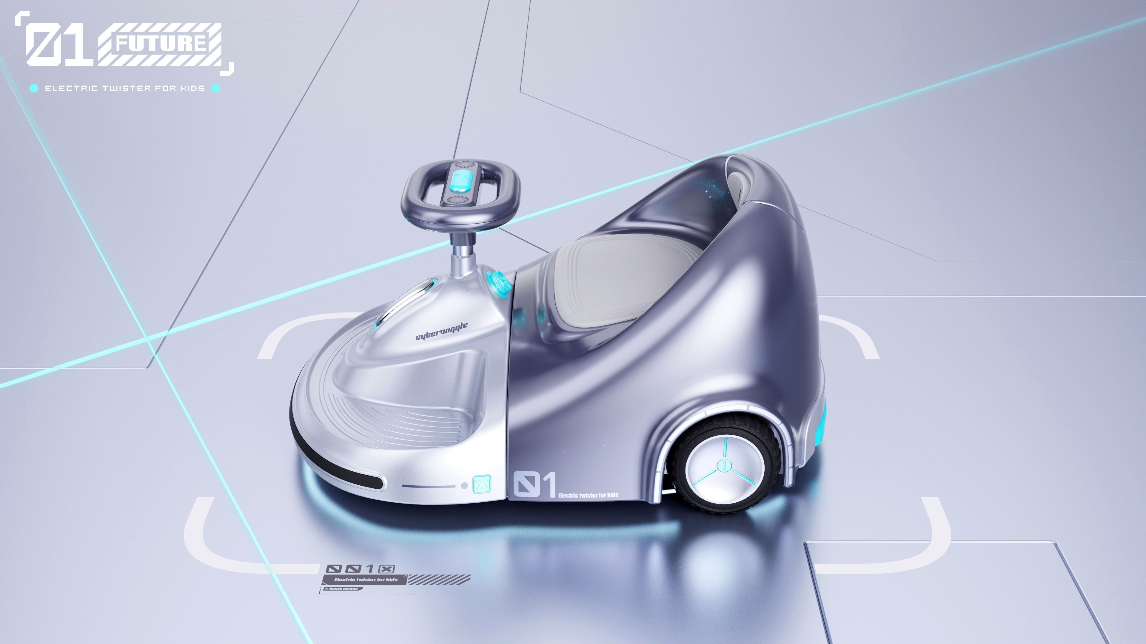 Sweeping Twist Car，Children's torsion car，Creative design，Appearance design，product design，Stroller design，