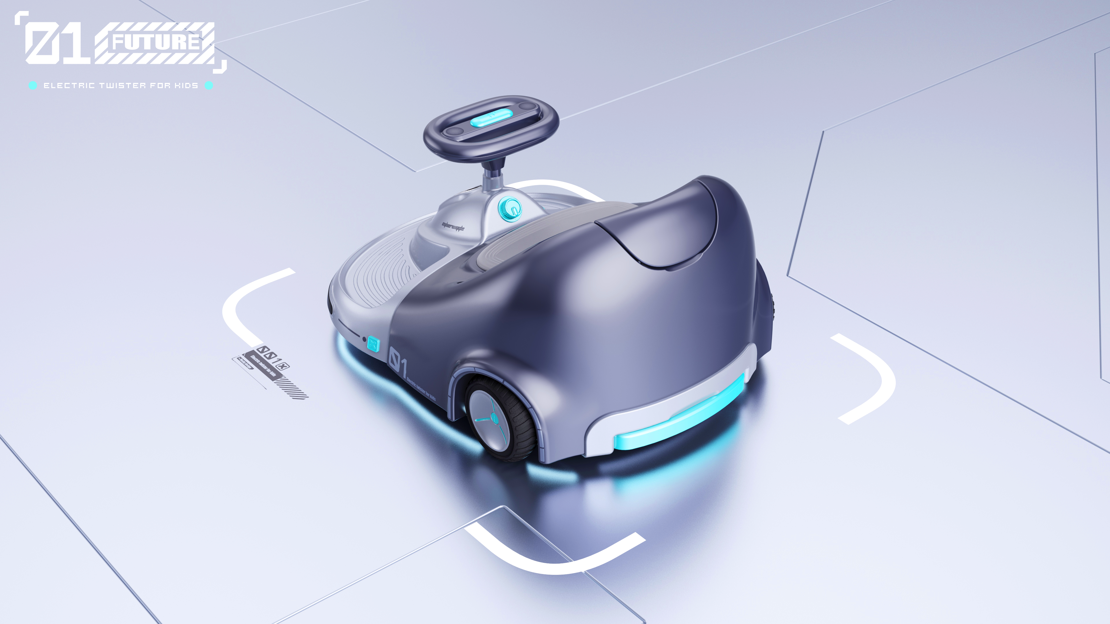 Sweeping Twist Car，Children's torsion car，Creative design，Appearance design，product design，Stroller design，