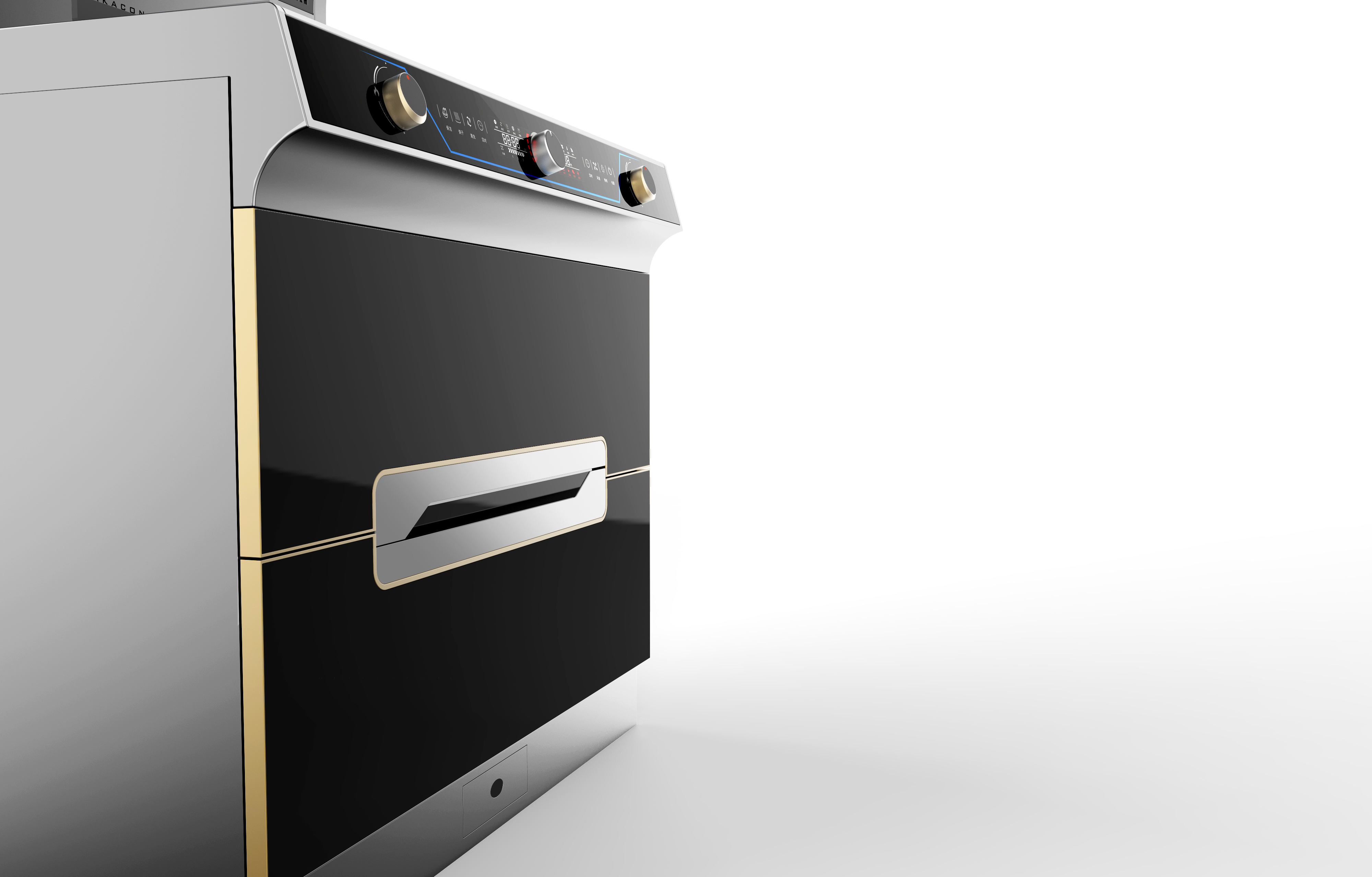 Integrated stove design，Sheet metal products，Large kitchen electricity，product design，industrial design，Structural design，Integrated stove，Appearance design，