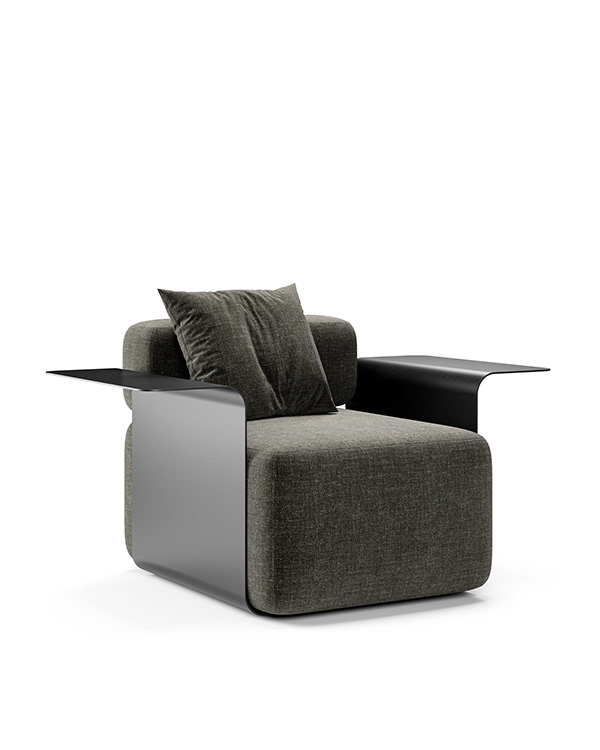 Cube，Armchair，comfortable，chair，