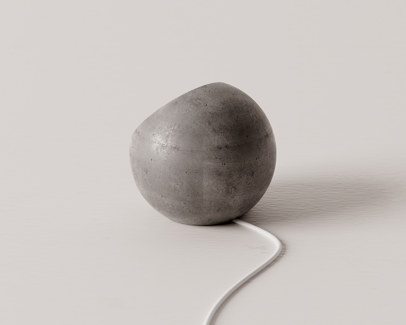 Concrete Orb，wireless charger ，Digital，electronic product，