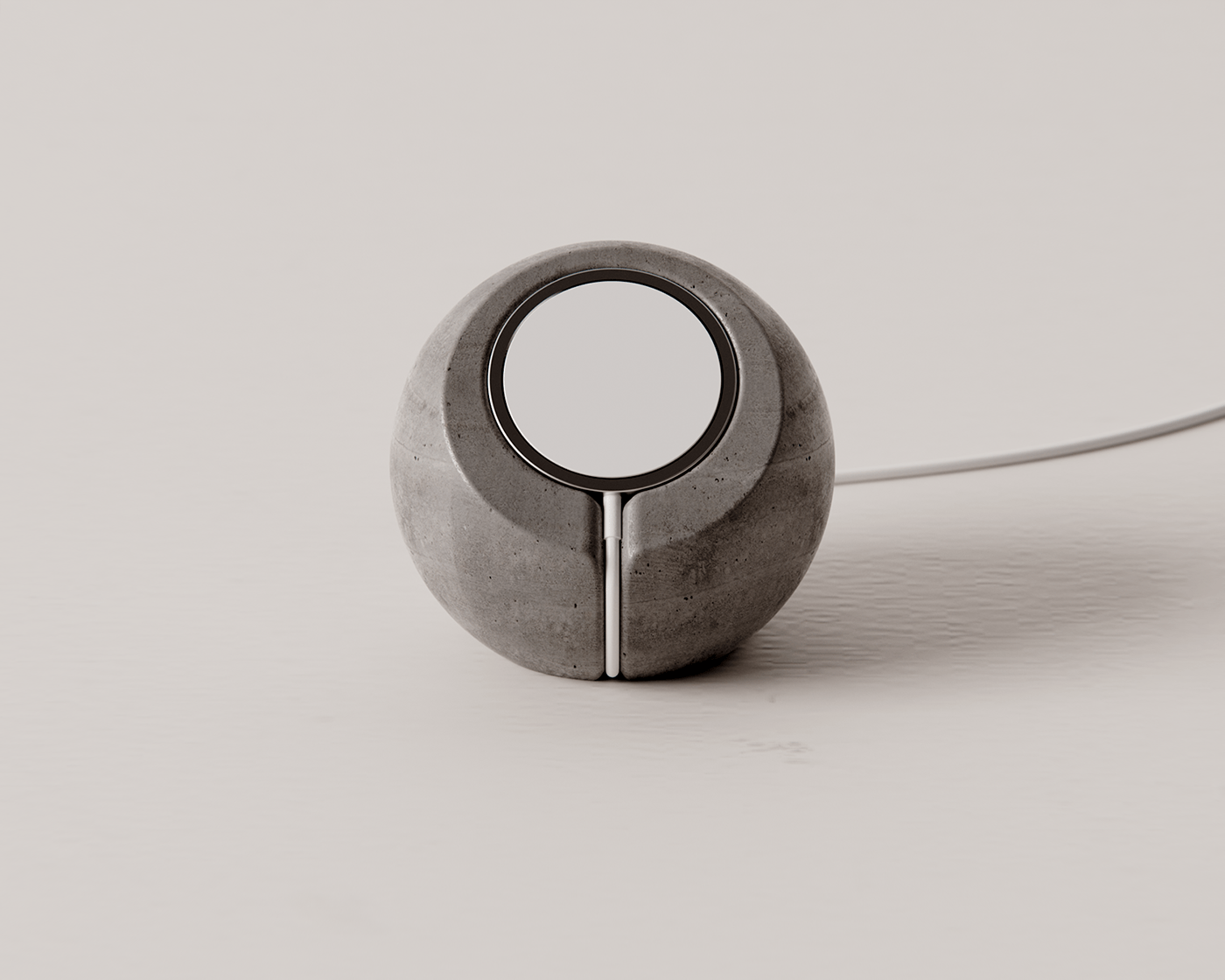 Concrete Orb，wireless charger ，Digital，electronic product，