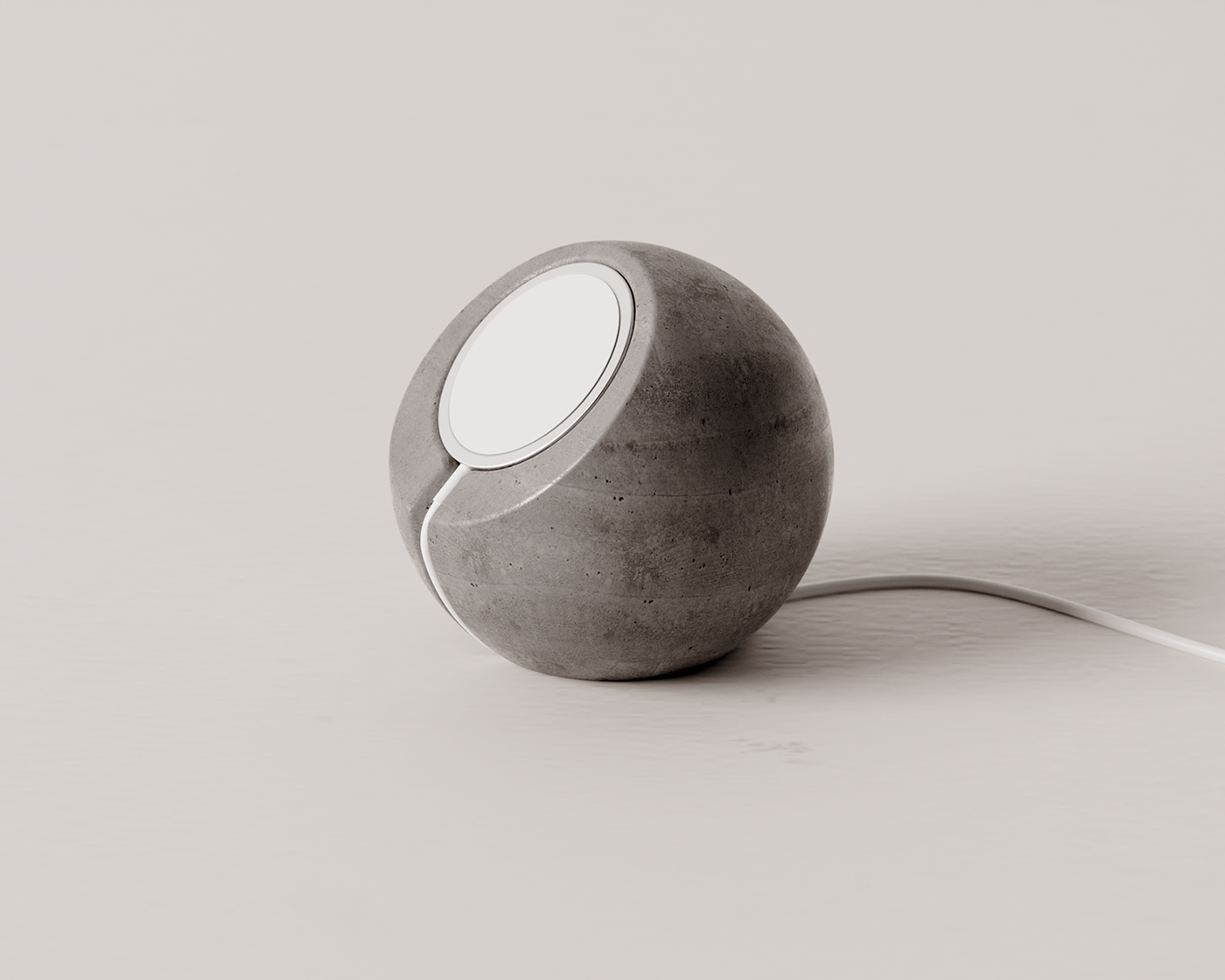 Concrete Orb，wireless charger ，Digital，electronic product，