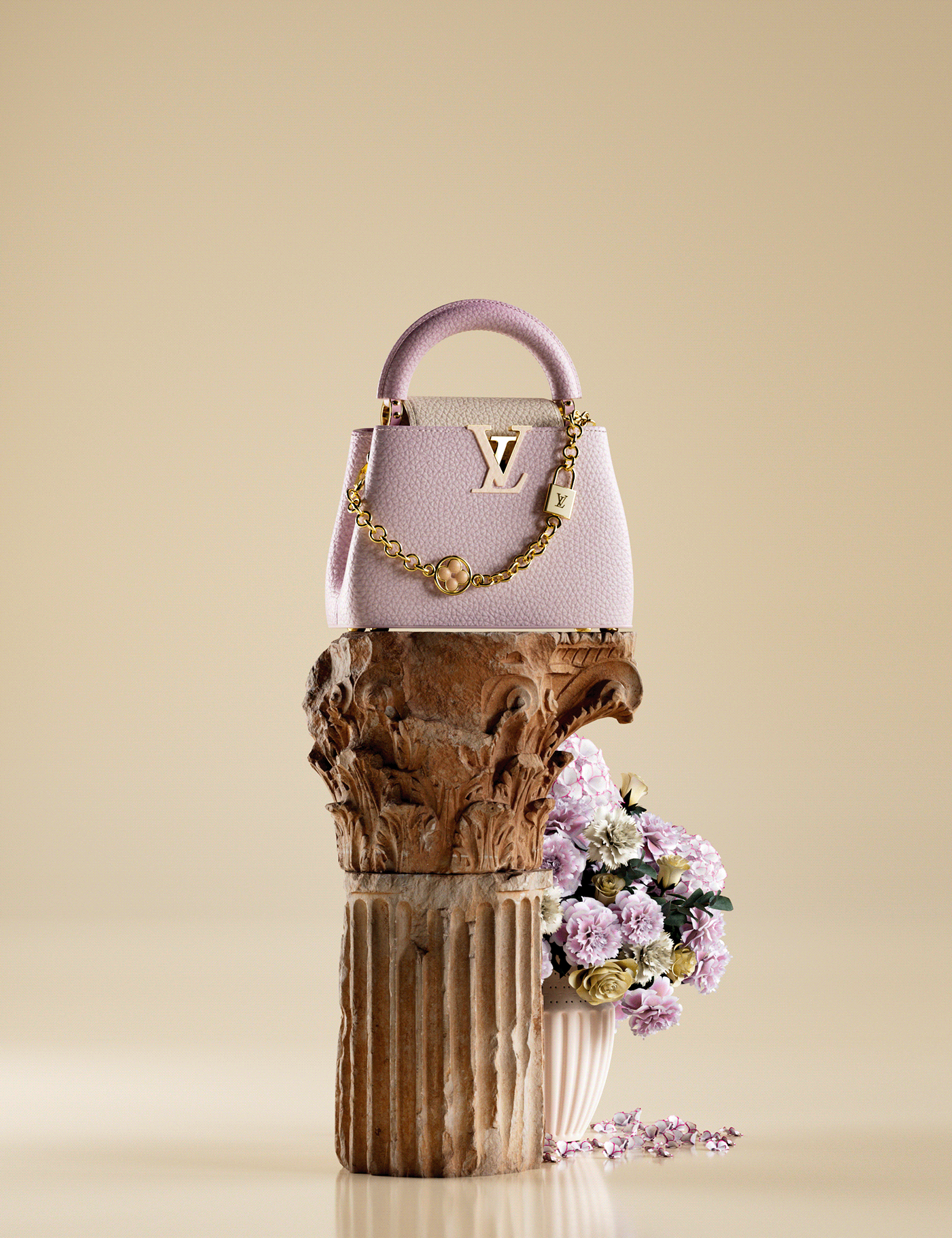 LV Capucines，knapsack，Fashion products，Louis Vuitton，
