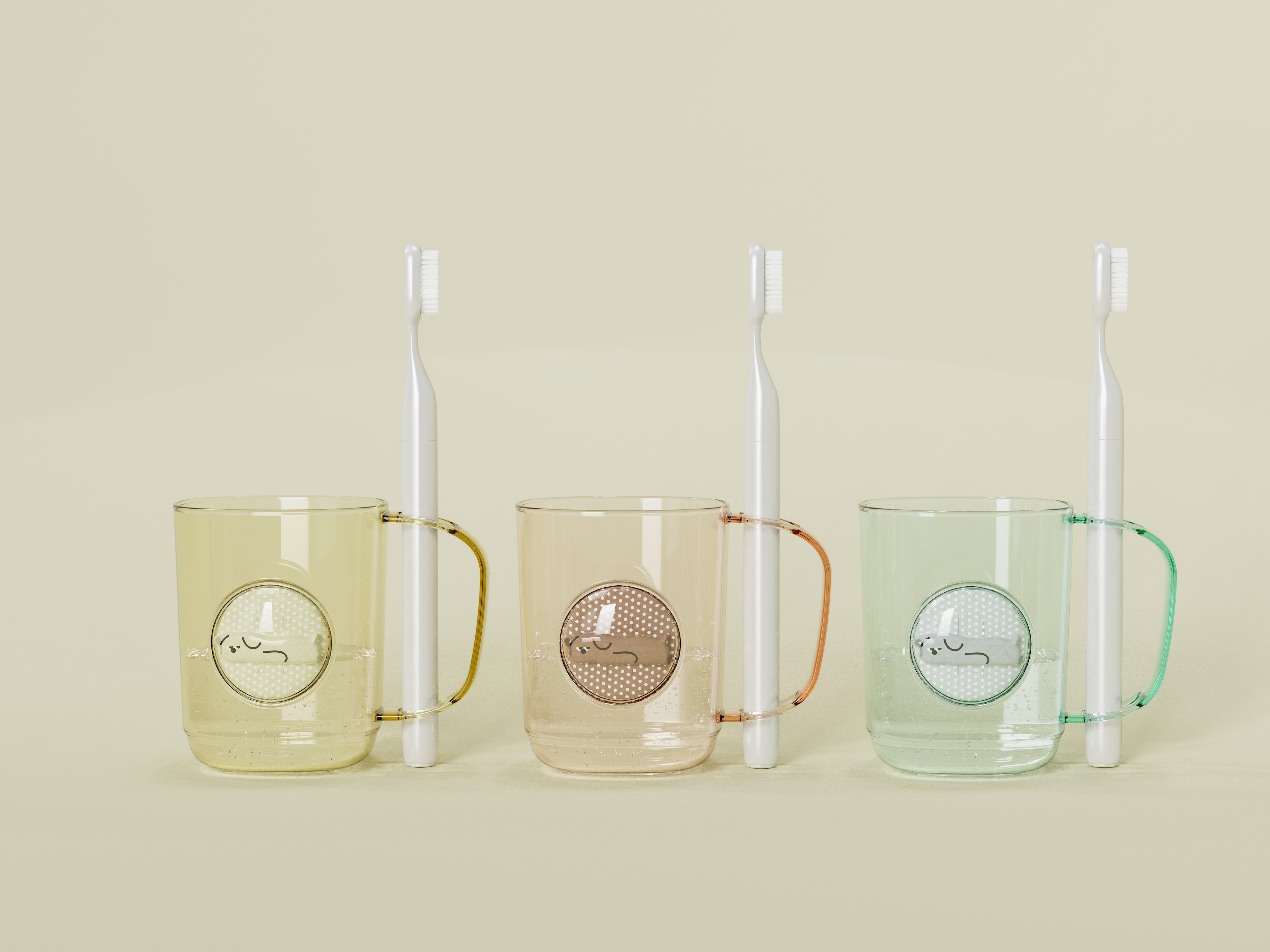 Gargle cup，dopamine，emotional value，Emotional design，