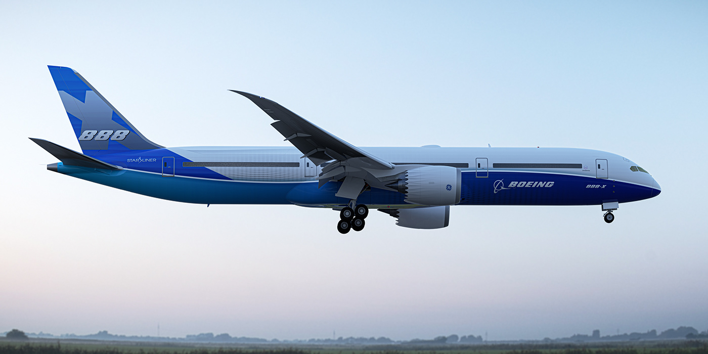 aircraft，Boeing 888X，Future Aviation，Aviation Innovation，
