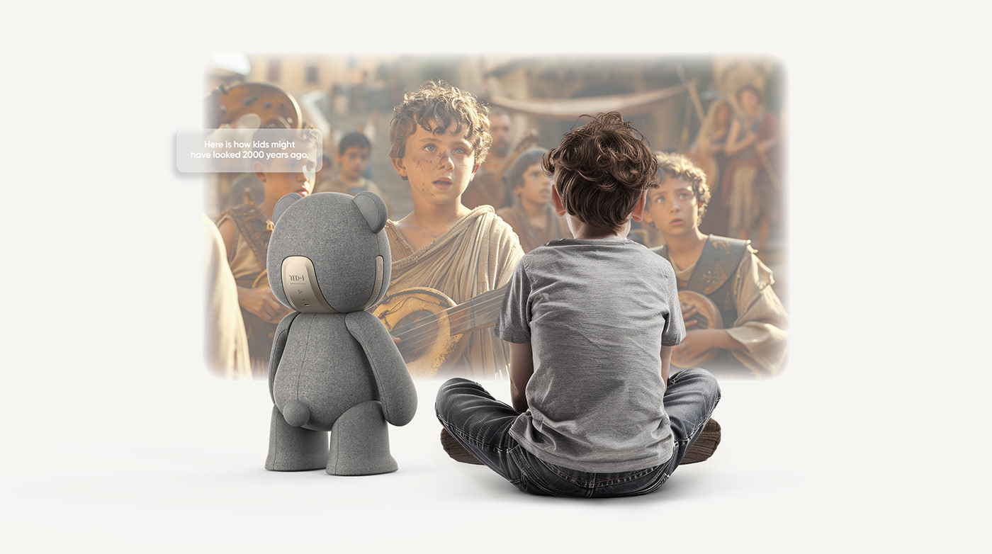 teddy bear，Toys，artificial intelligence，electronic product，TED-I，