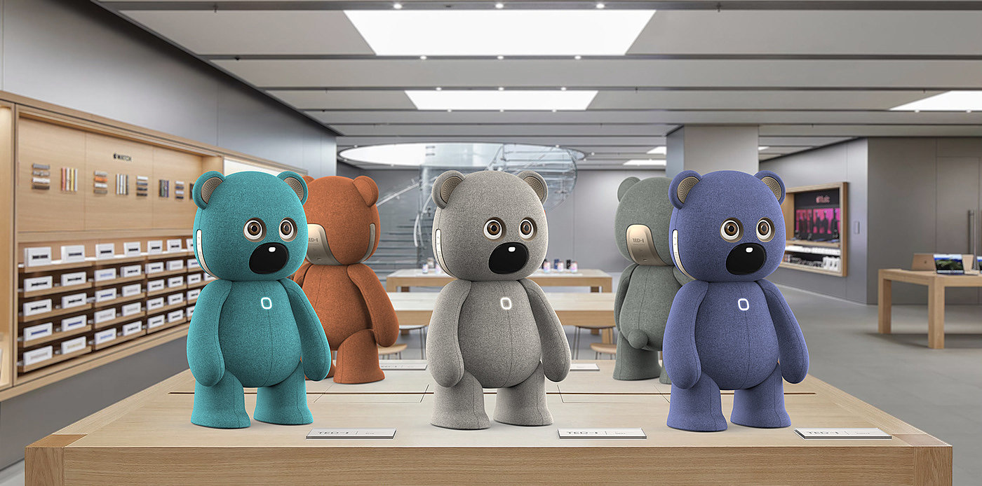 teddy bear，Toys，artificial intelligence，electronic product，TED-I，