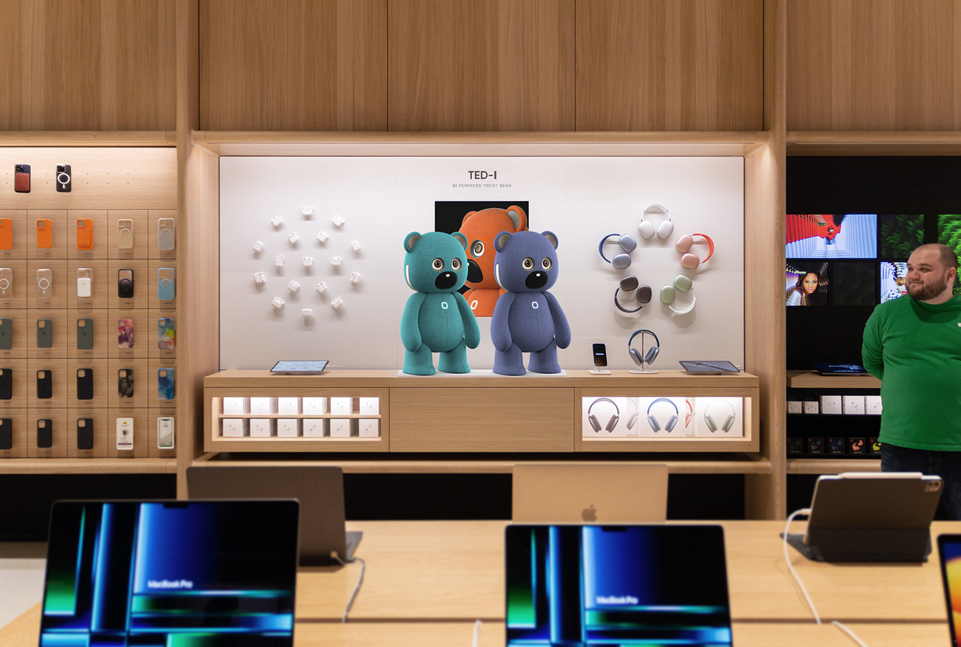 teddy bear，Toys，artificial intelligence，electronic product，TED-I，