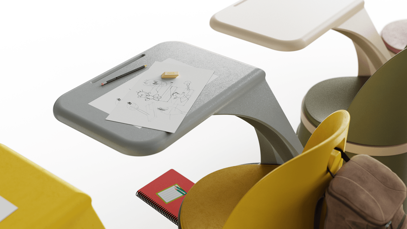 desk，chair，furniture，originality，