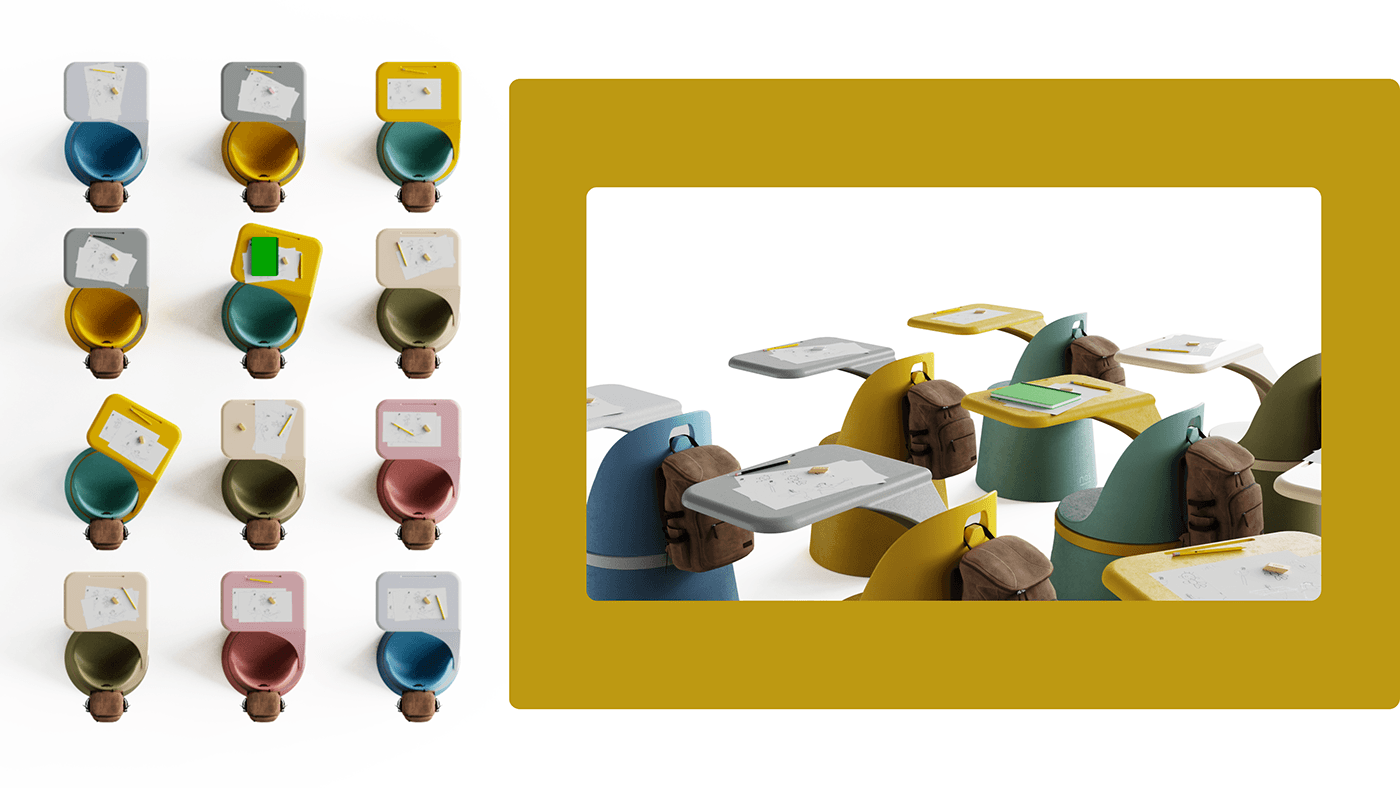 desk，chair，furniture，originality，