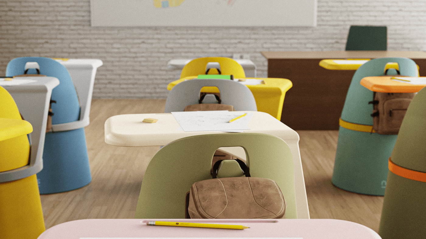 desk，chair，furniture，originality，