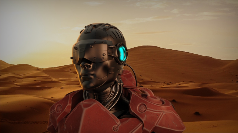 Battle damage wind，robot，