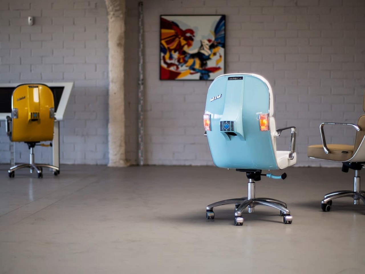 Scooter Chair，chair，furniture，originality，