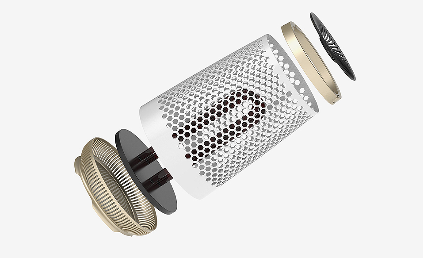 industrial design，product design，Appearance design，design of heating furnace，Home appliance design，Midea heater，Design，