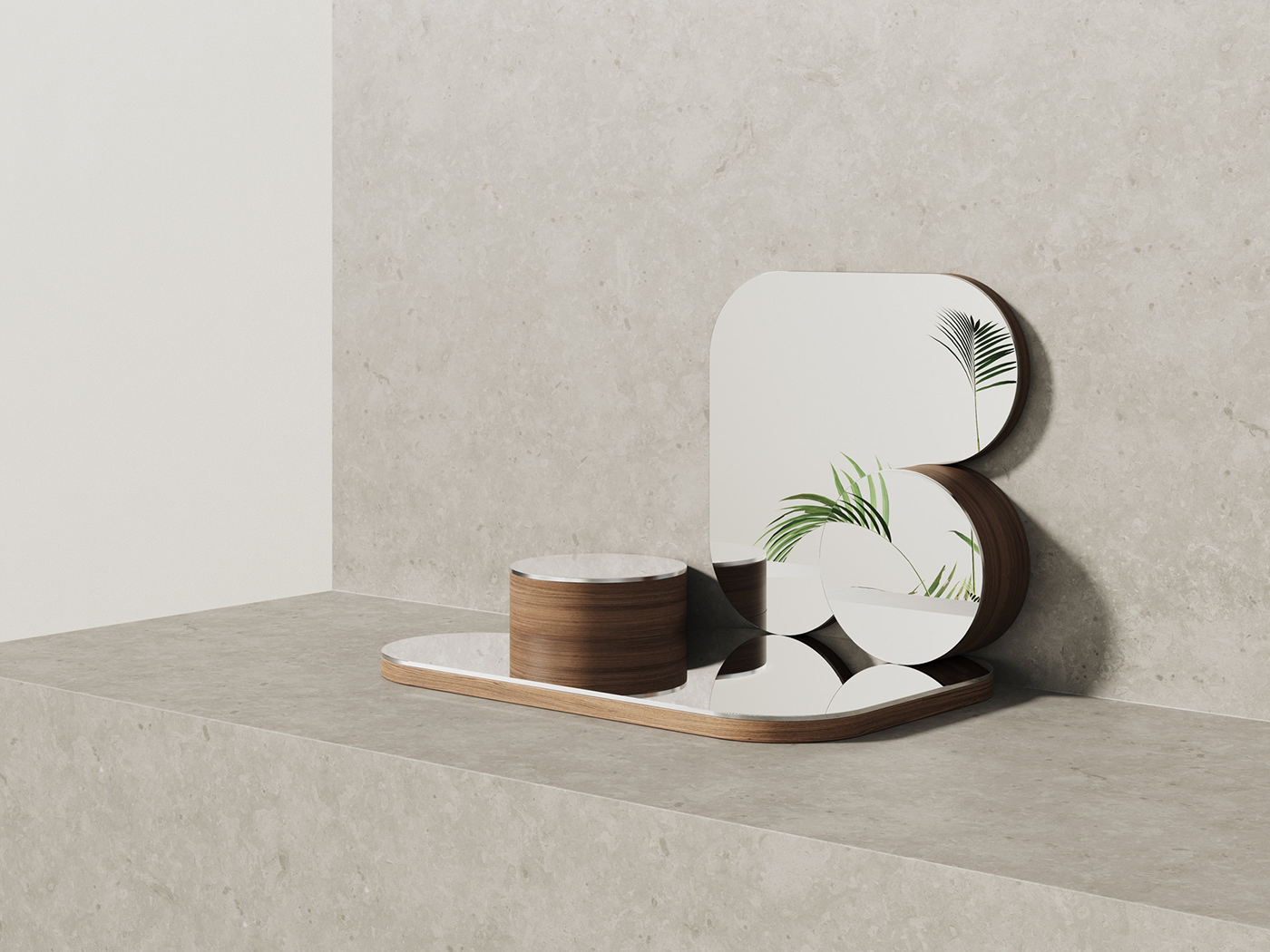 Zoom，mirror，cylindrical，Wooden base，Vertical suspension，