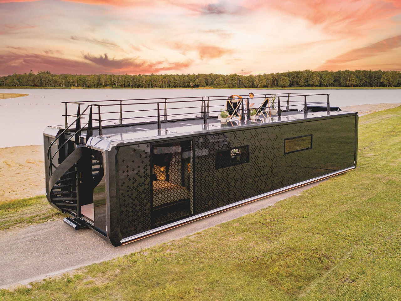 Accessible trailer，Expandable，Mobile platform，sojourn life，