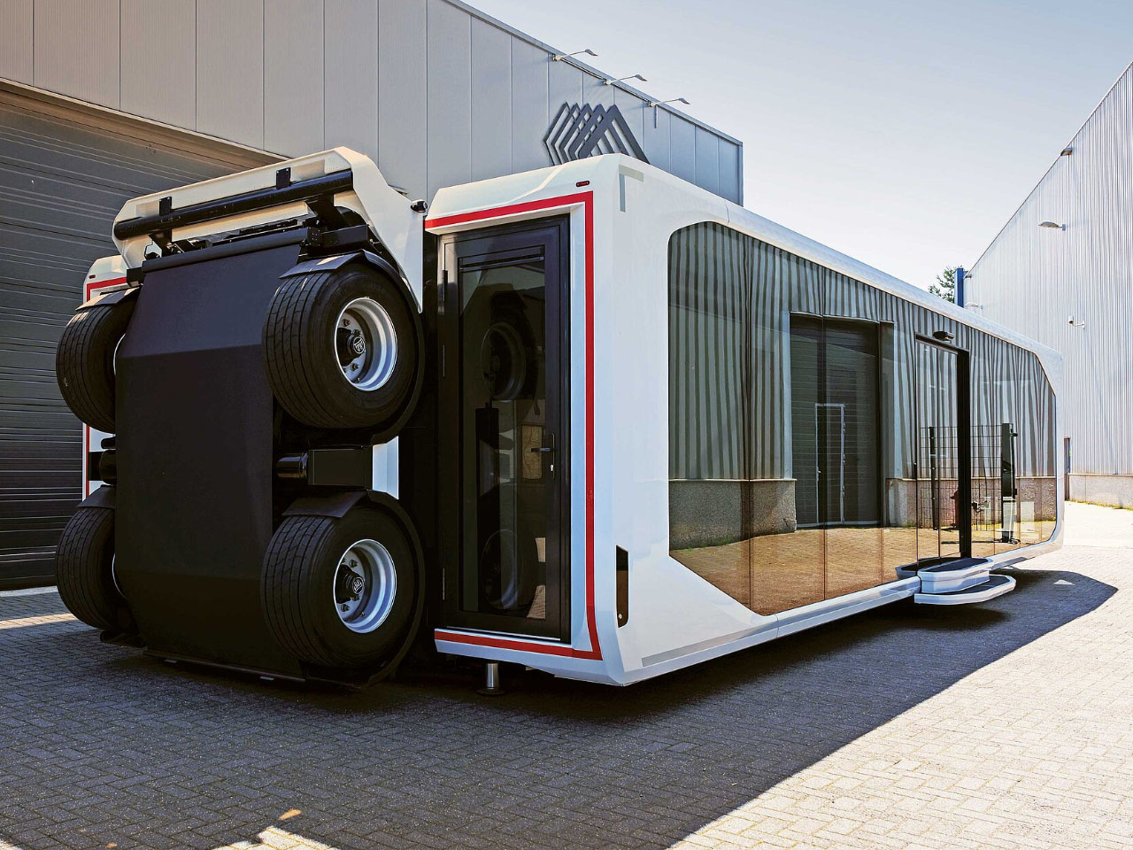 Accessible trailer，Expandable，Mobile platform，sojourn life，