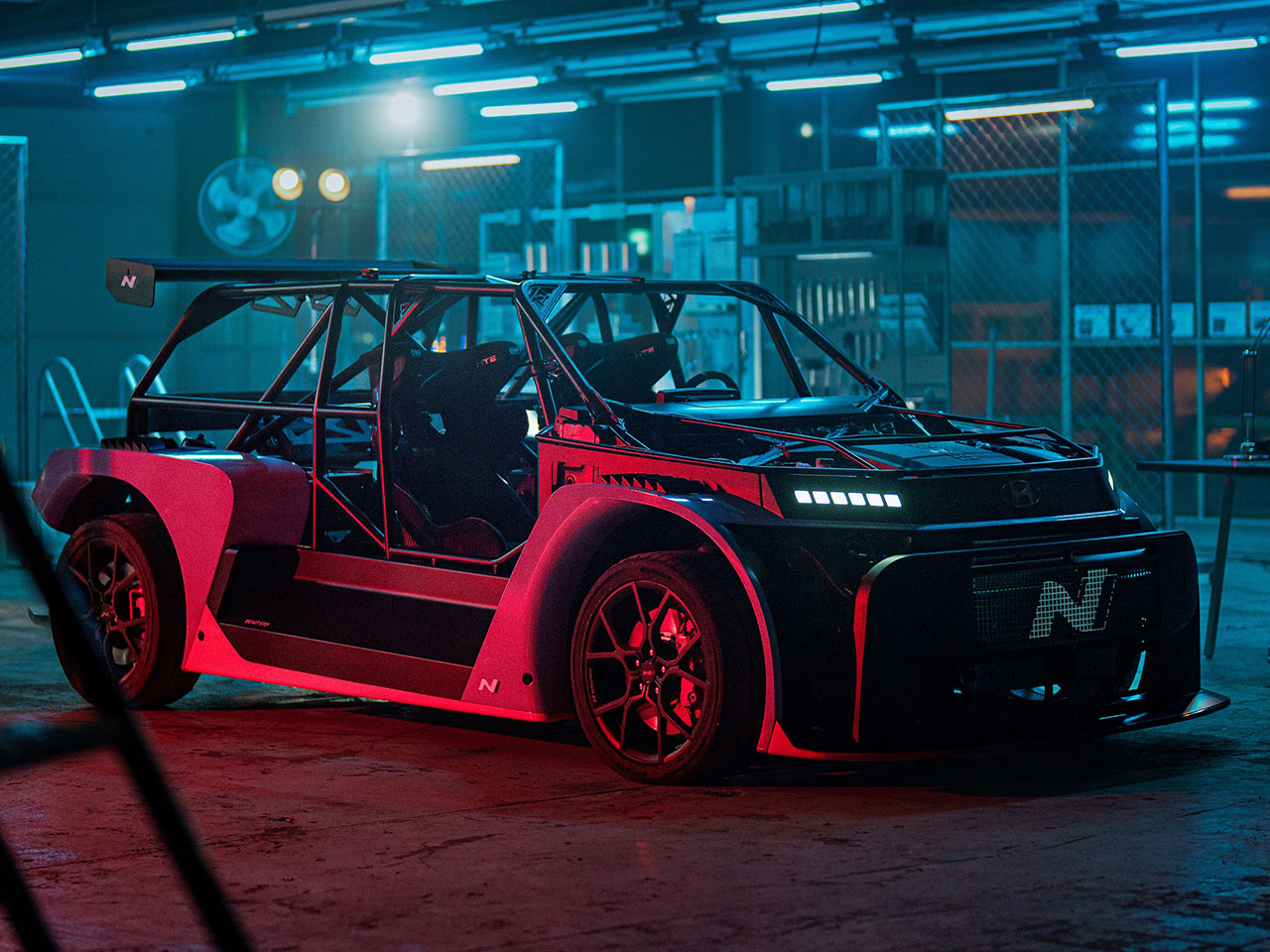 High performance electric vehicle，Skeleton Design，Drift vehicle，RN24，IONIQ 5 N，