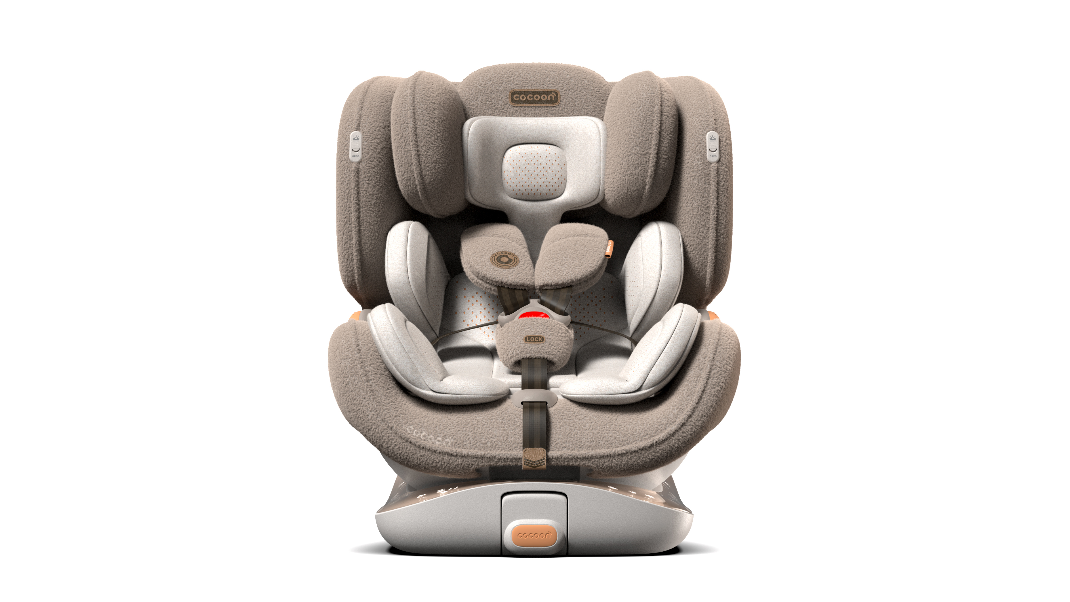 product design，industrial design，Baby safety seat，Creative design，