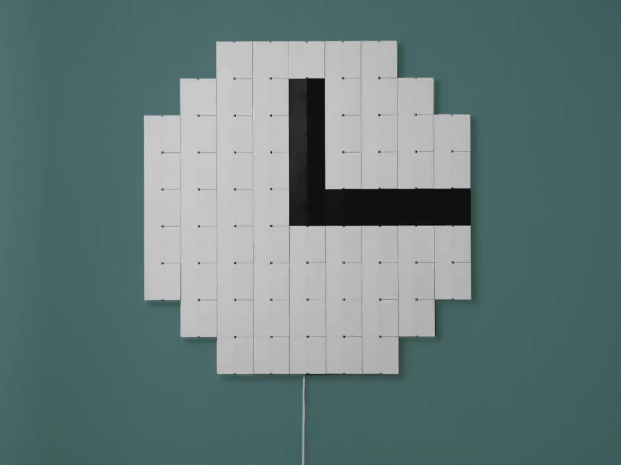 Klapklok，Page turning mechanism，Pixel Art，Clock，mechanical，