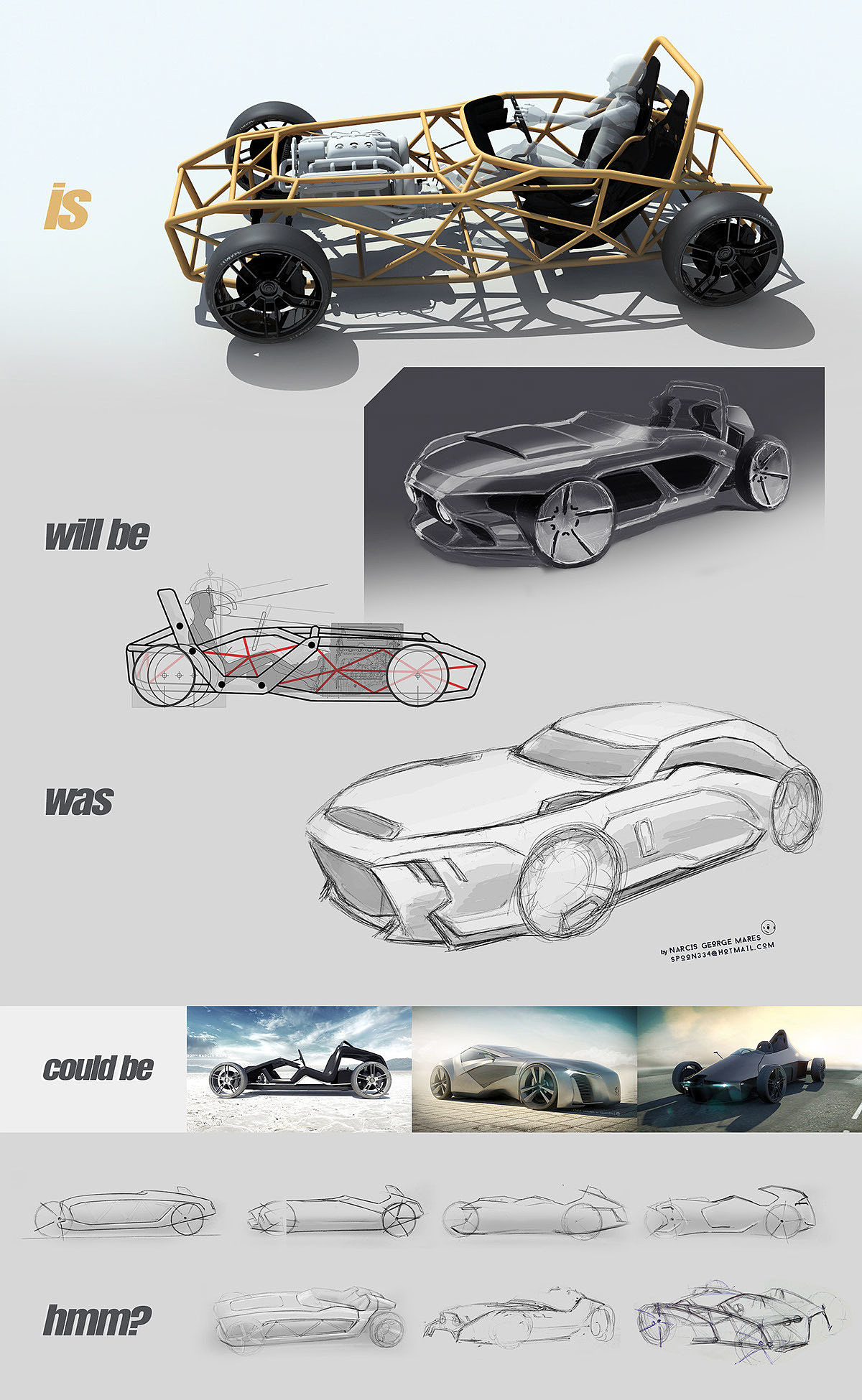 industrial design，concept，vehicle，Sports car，motion，