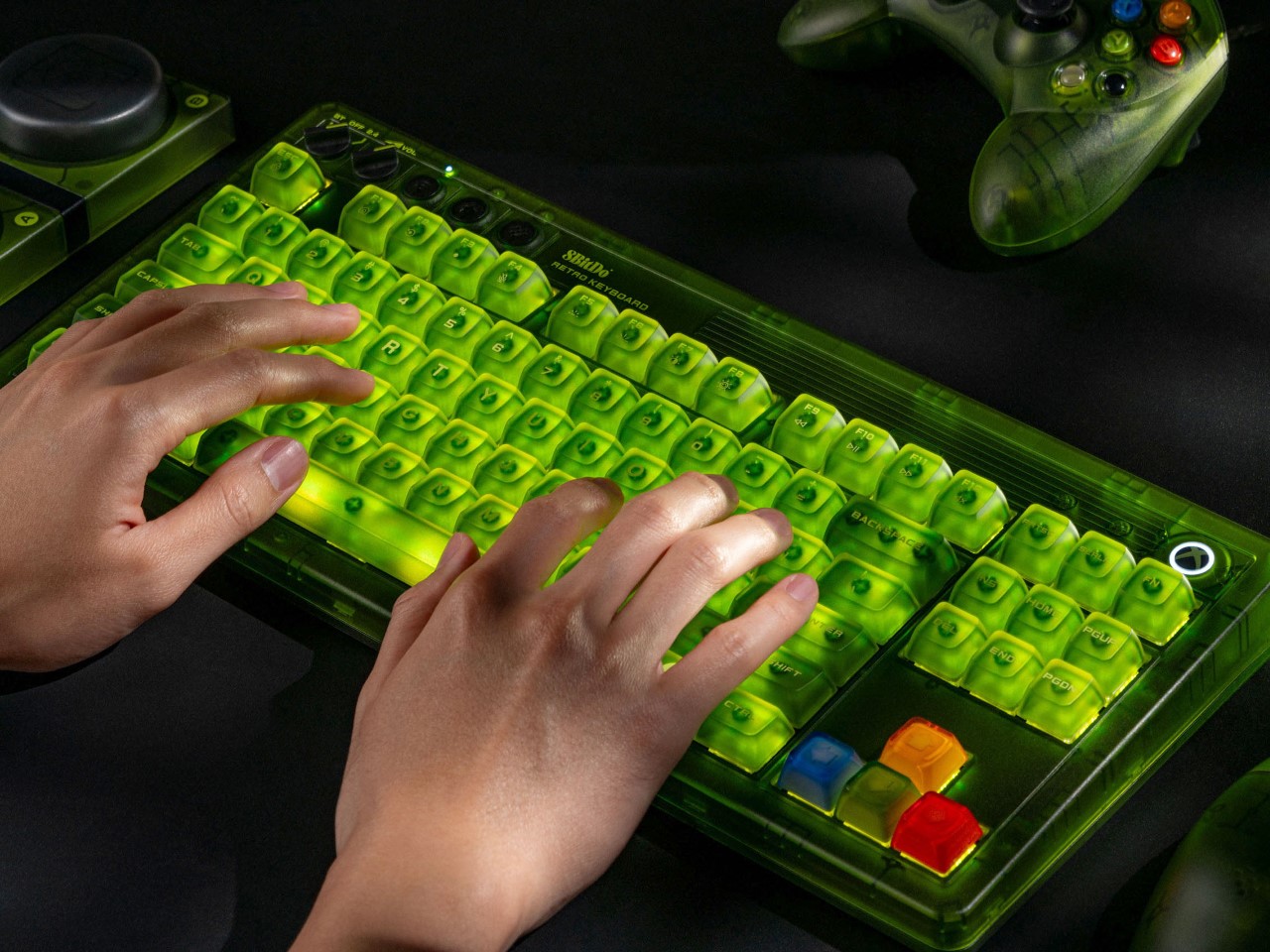 Mechanical keyboard，mouse，retro，Endurance，durability，