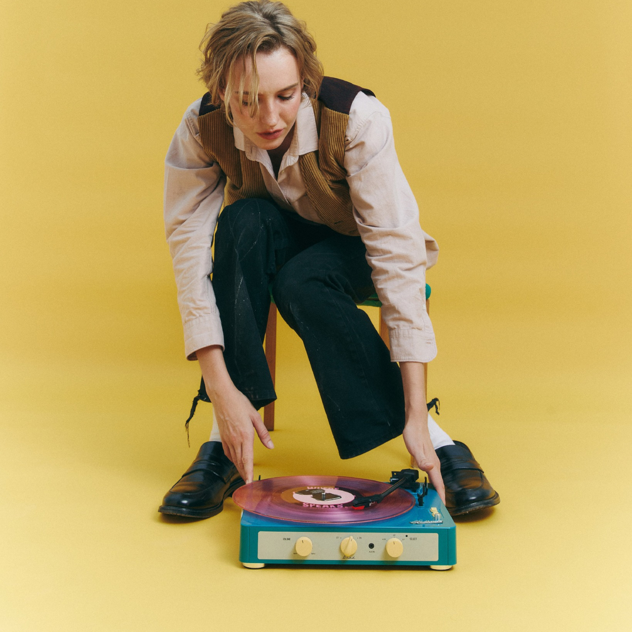 Retro record player，speaker，Brad Retro，USB-C，Modern Creativity，