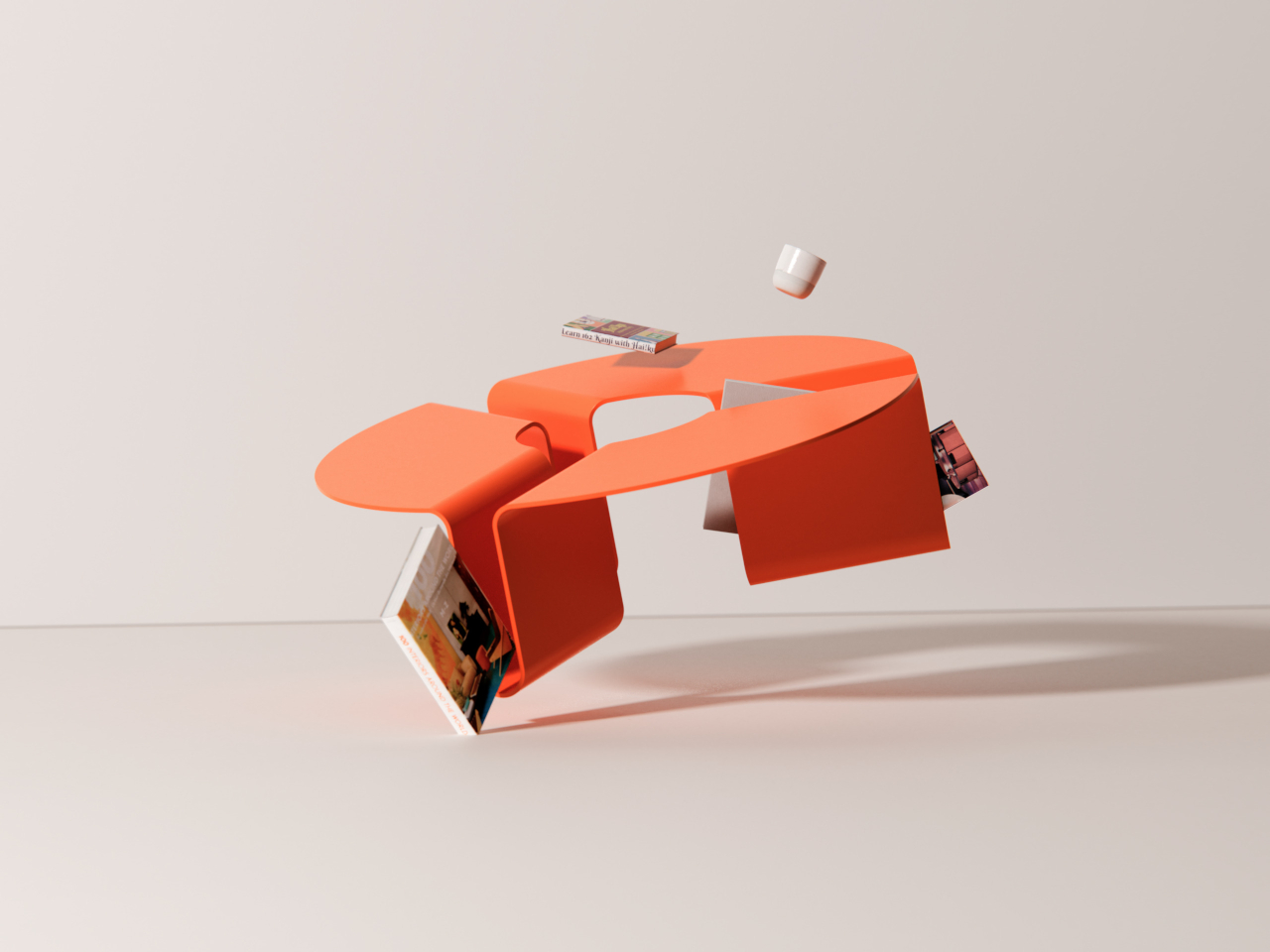 Valley，Coffee table，furniture，conceptual design，