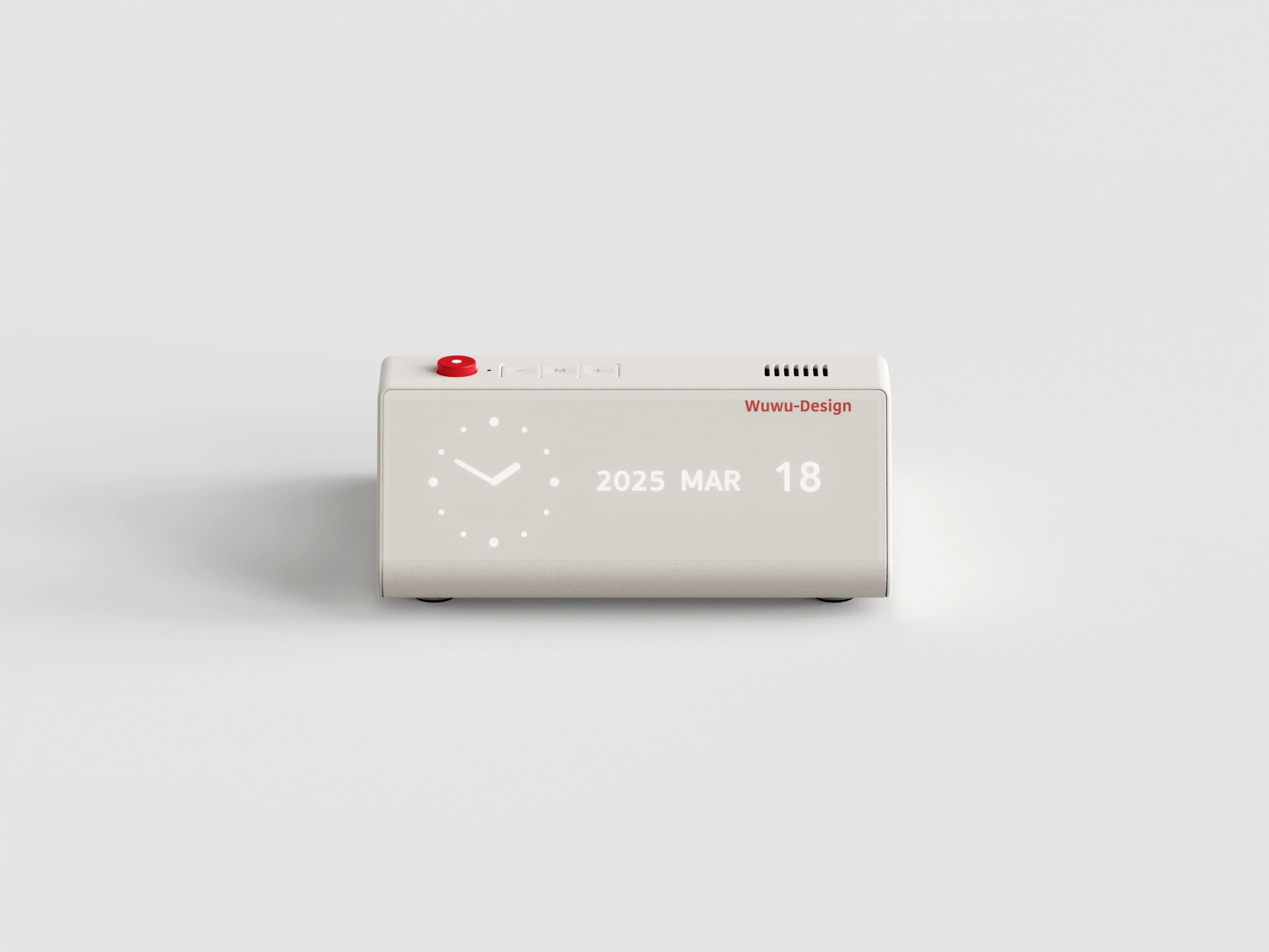 industrial design，product design，Clock，charge，Minimalist，Desktop clock，