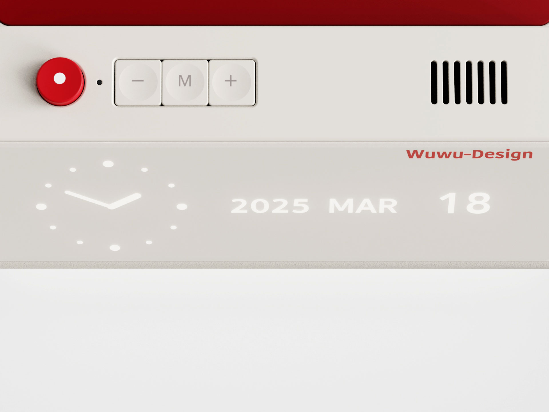 industrial design，product design，Clock，charge，Minimalist，Desktop clock，