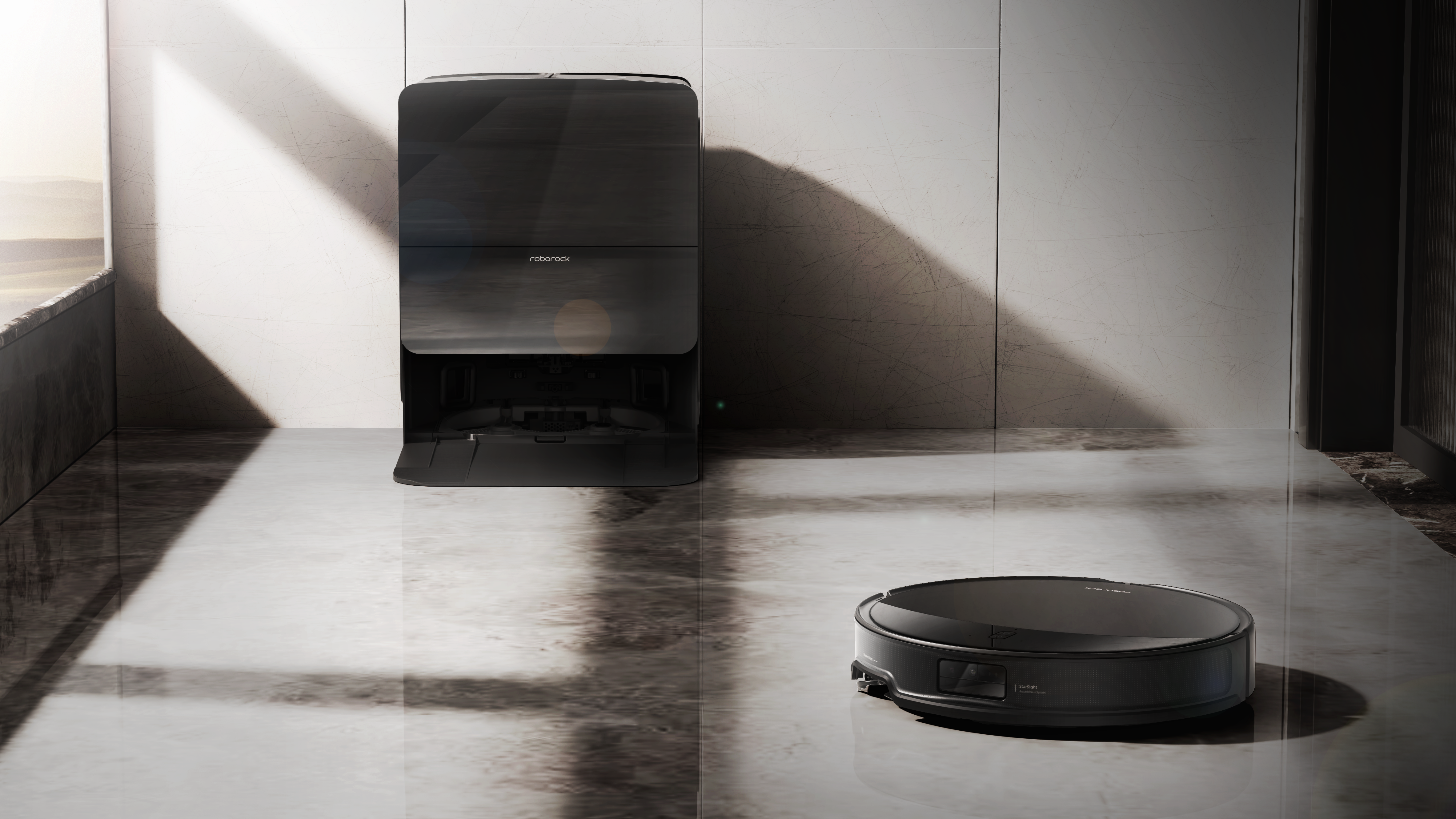 stone，Roborock，robot，industrial design，Sweeping robot，Clean base station，clean，