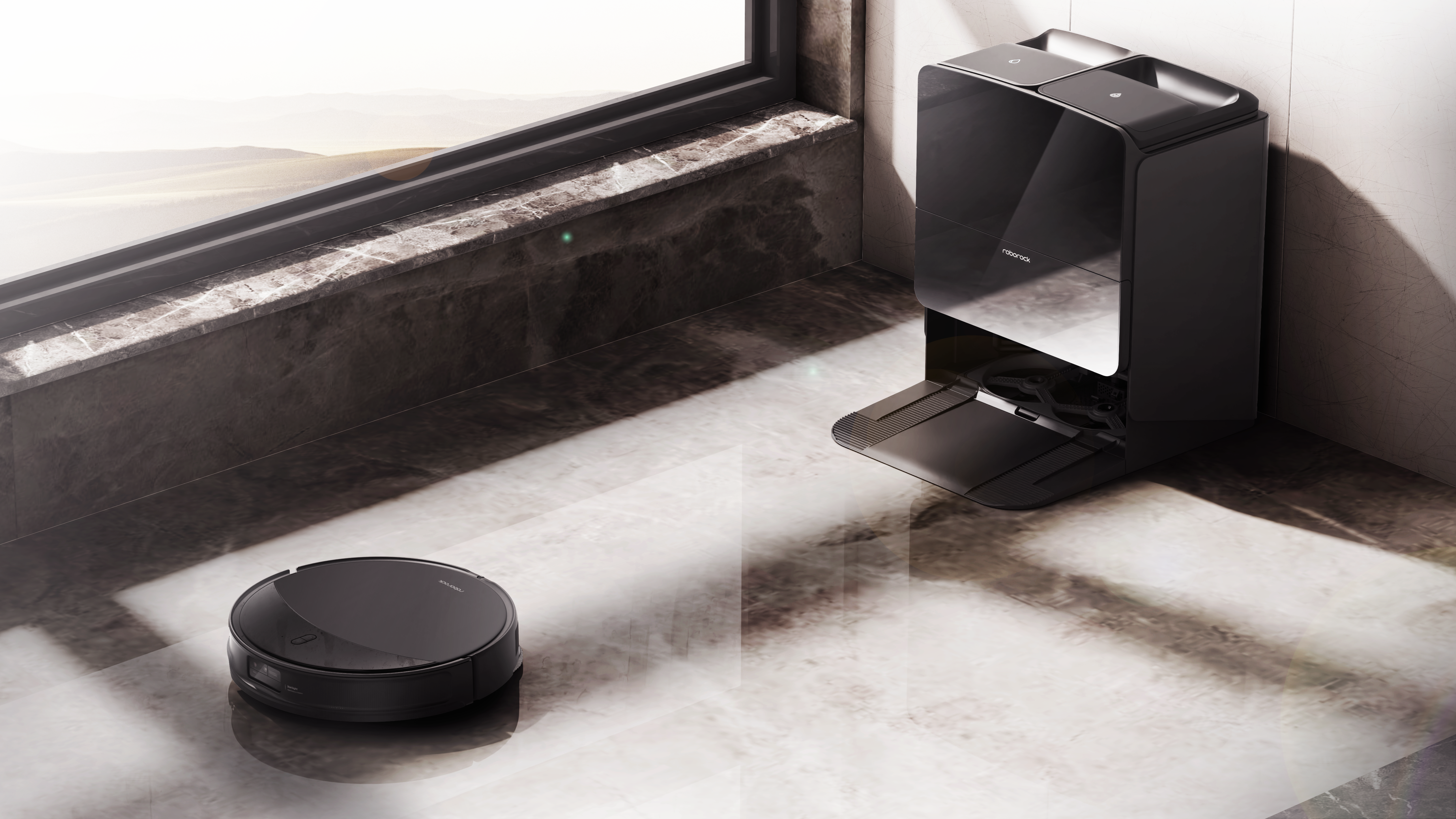 stone，Roborock，robot，industrial design，Sweeping robot，Clean base station，clean，