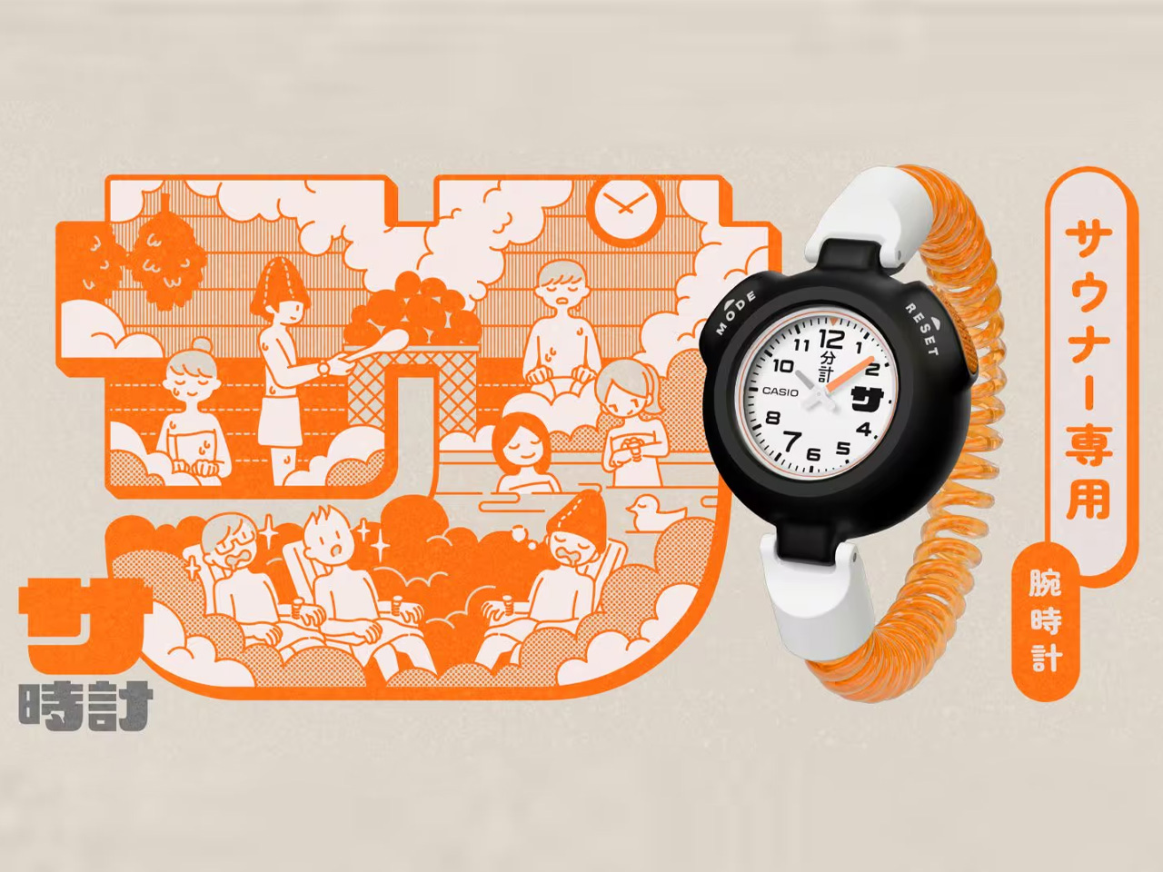 resin，CPP-002，CASIO，timer，Waterproof and moisture-proof，