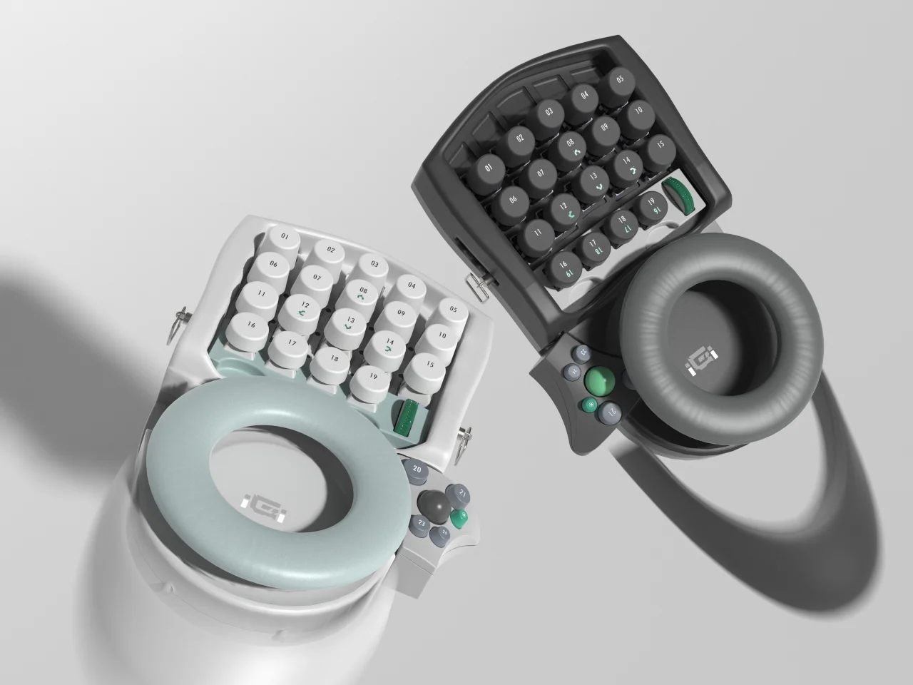 IGI，modularization，Ergonomics，One handed keyboard，