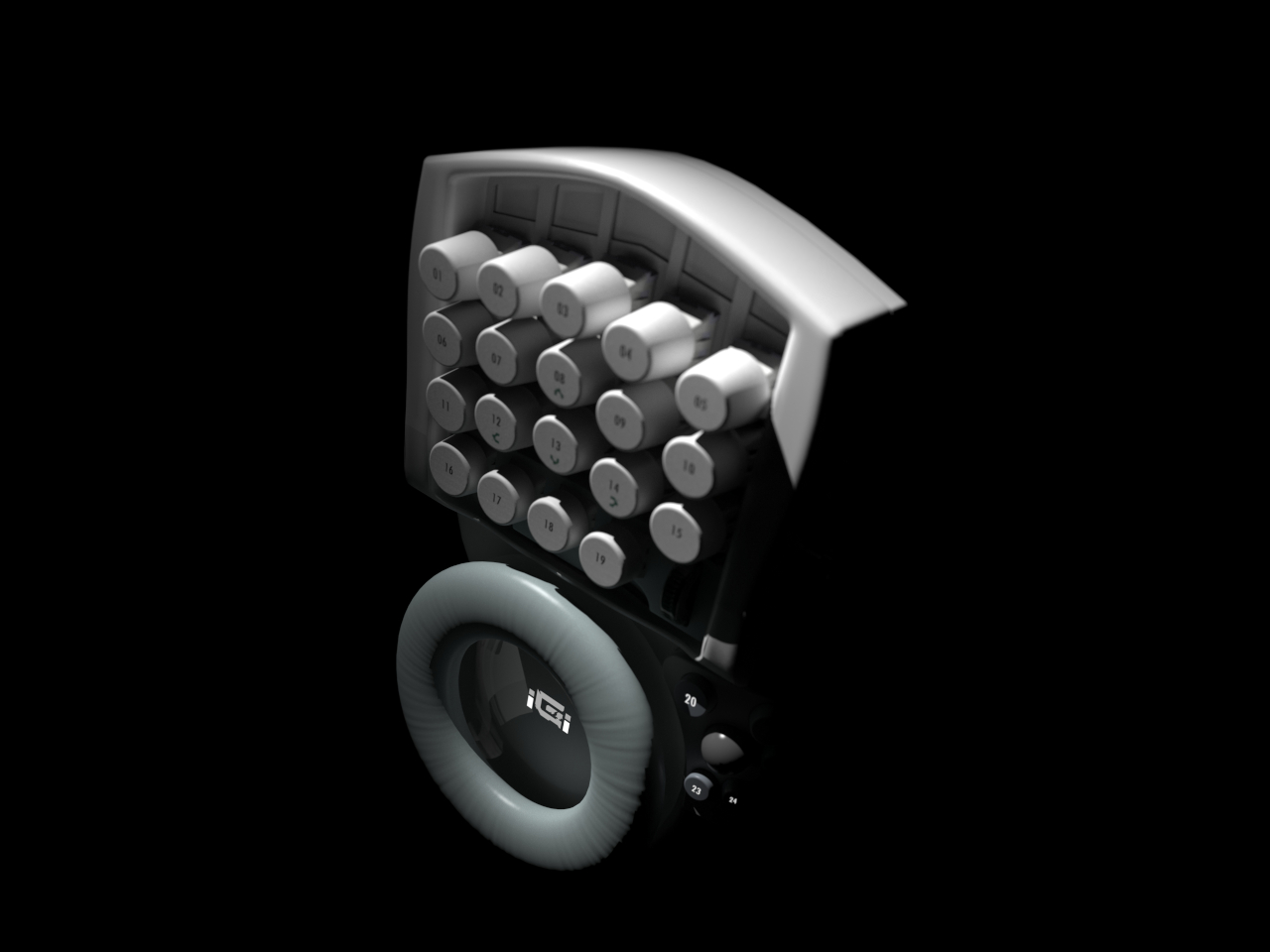 IGI，modularization，Ergonomics，One handed keyboard，