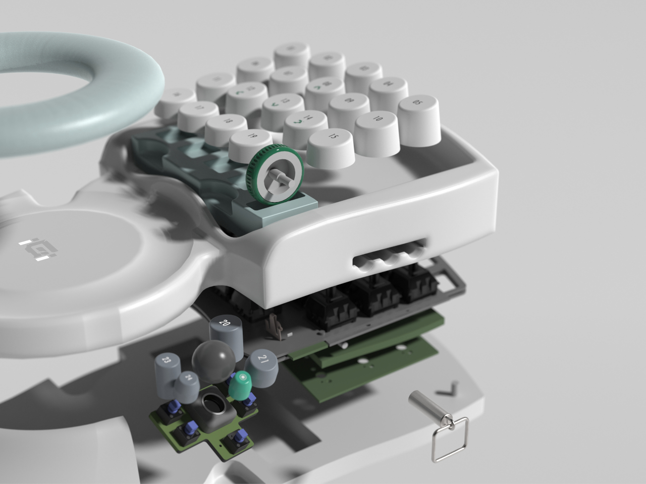 IGI，modularization，Ergonomics，One handed keyboard，