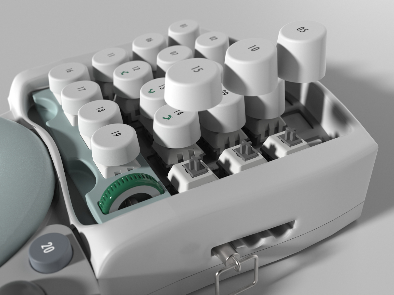 IGI，modularization，Ergonomics，One handed keyboard，